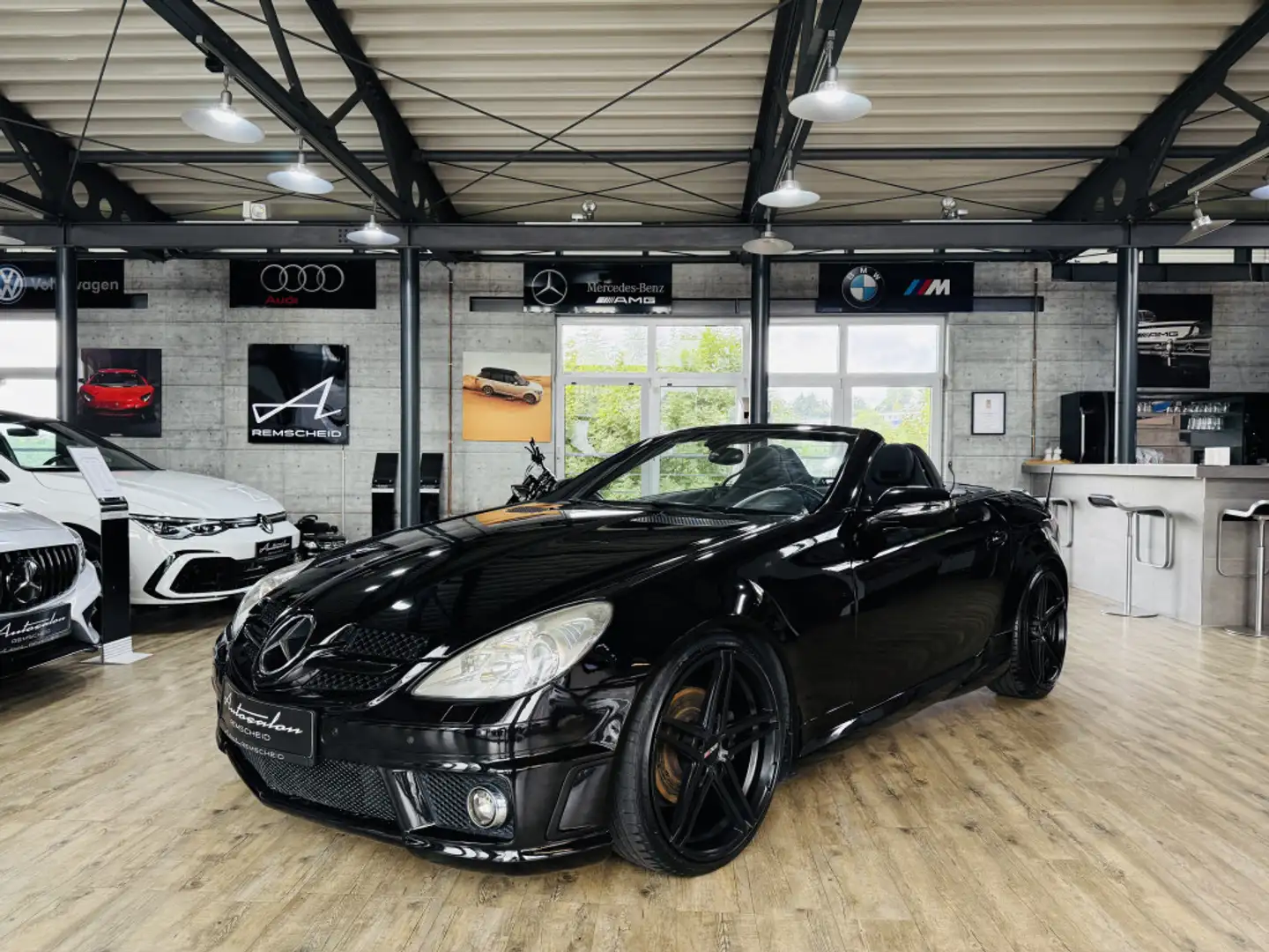 Mercedes-Benz SLK 200 Roadster AMG Line Automatik*LEDER*NAVI* Czarny - 1