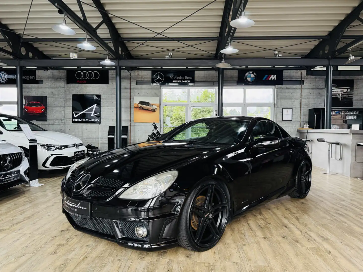 Mercedes-Benz SLK 200 Roadster AMG Line Automatik*LEDER*NAVI* Czarny - 2