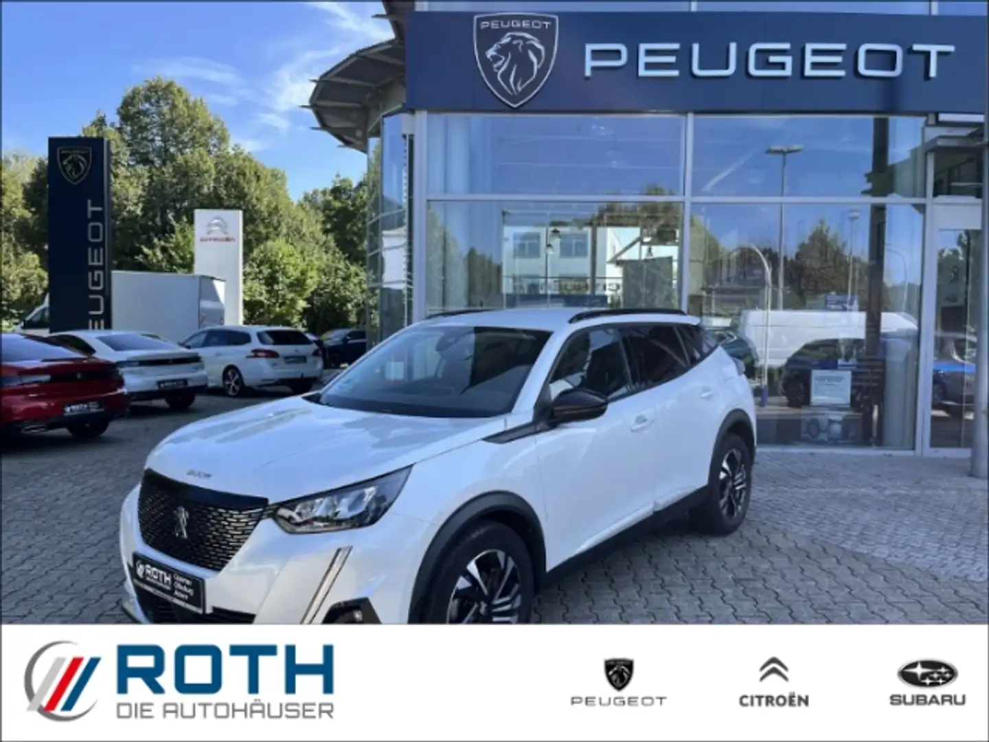 Peugeot 2008 1.2 EU6d PureTech 130 Allure Pack Navi Kamera Blanco - 1