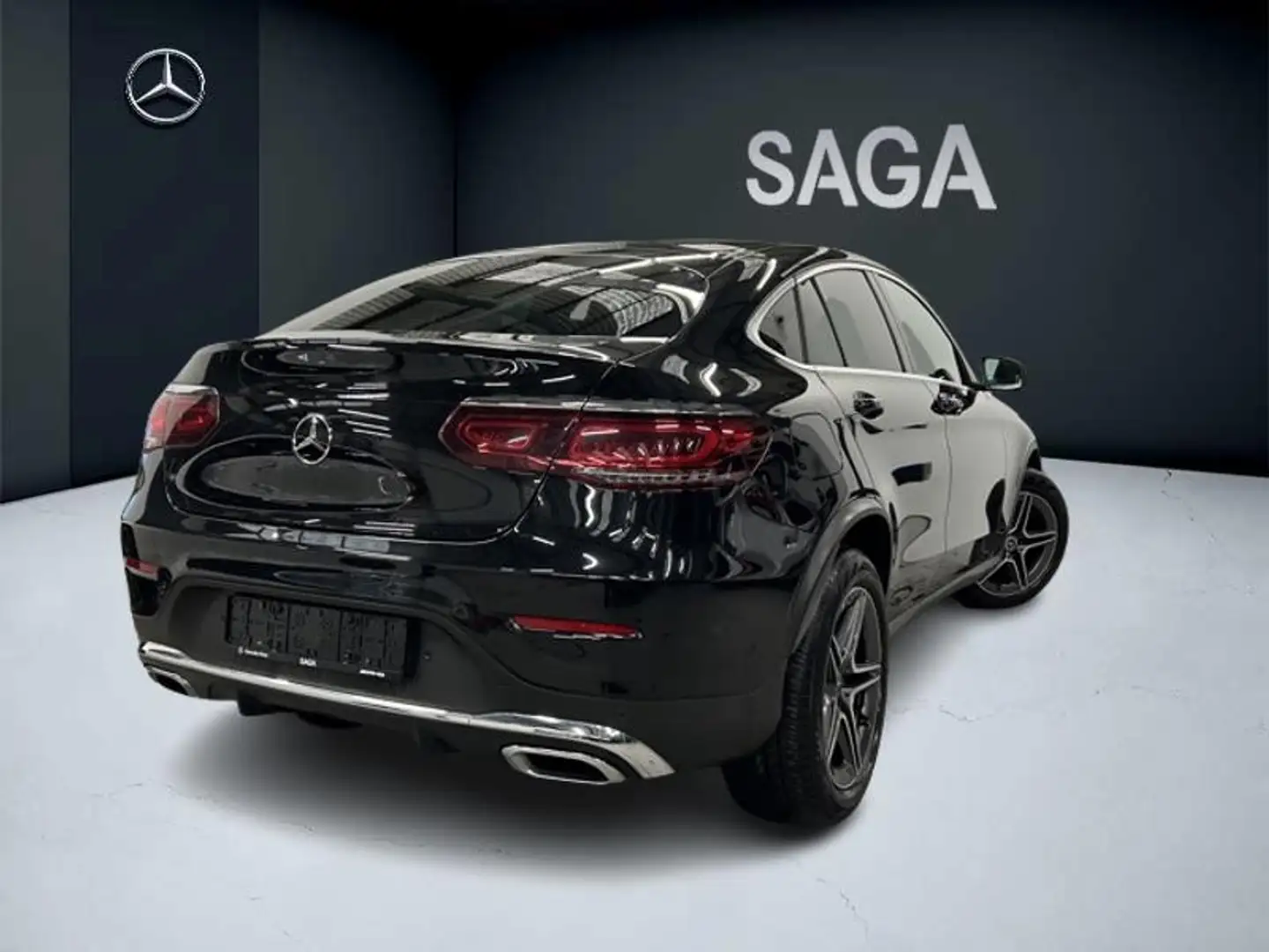 Mercedes-Benz GLC 200 d Coupé AMG Line Schwarz - 2