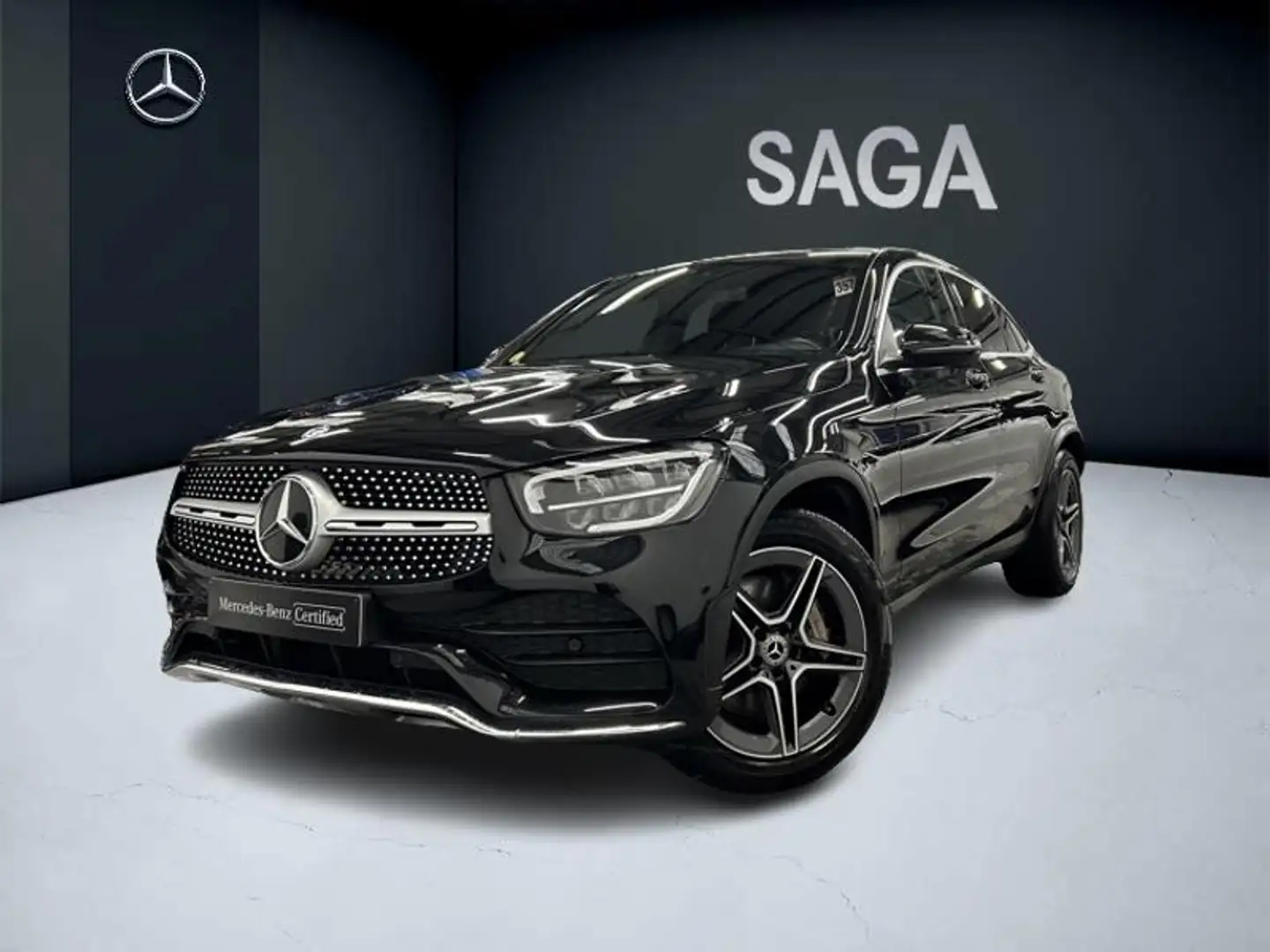 Mercedes-Benz GLC 200 d Coupé AMG Line Schwarz - 1