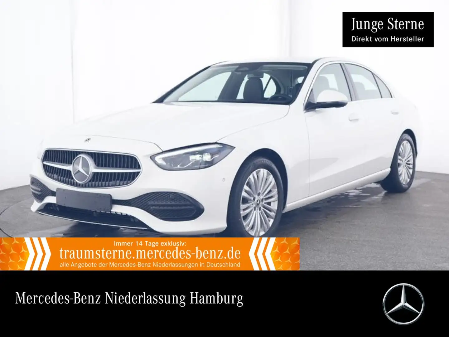 Mercedes-Benz C 180 AVANTG+LED+KAMERA+TOTW+KEYLESS+9G Weiß - 1