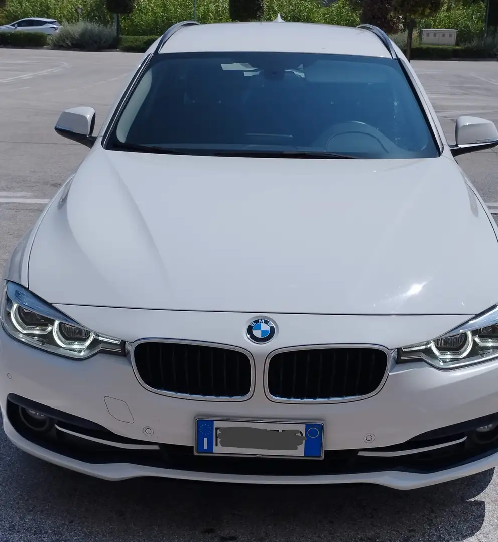BMW 316 316d Touring Sport auto Bianco - 1
