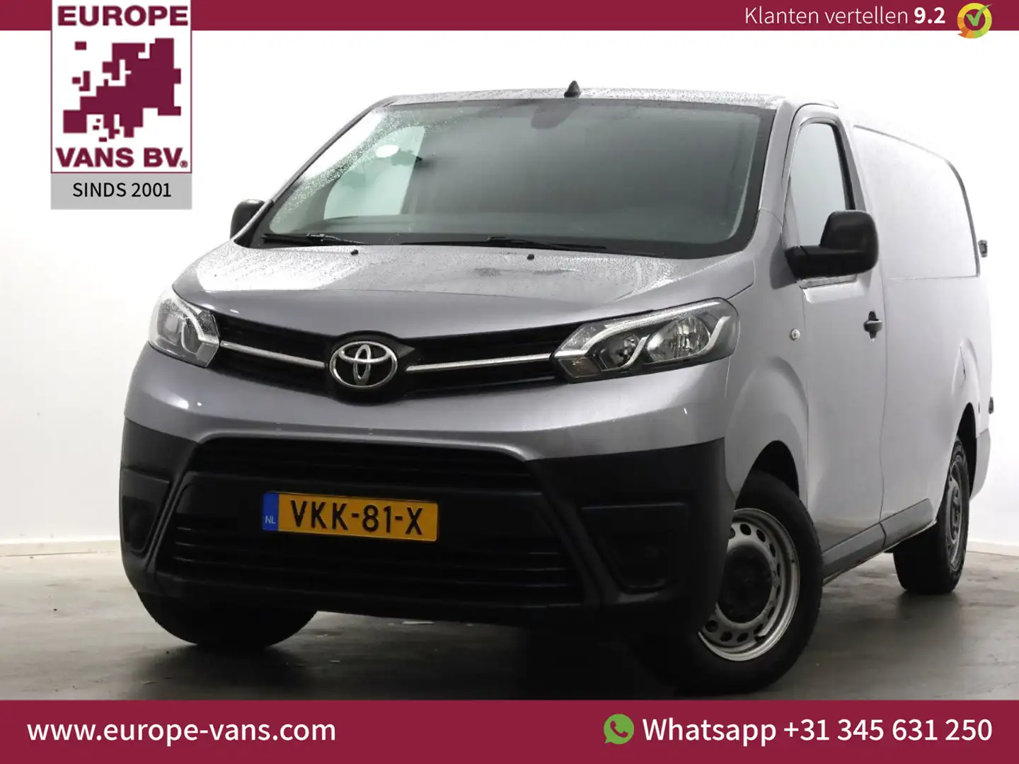 Toyota Proace Worker 2.0 D-4D 122pk E6 Lang Airco/Navi 06-2021 Grigio - 1
