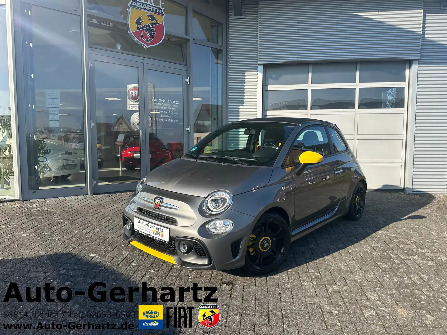 Abarth 595C F595 / Sport-Ledersitze / Sportfahrwerk / CarPlay Grau - 1