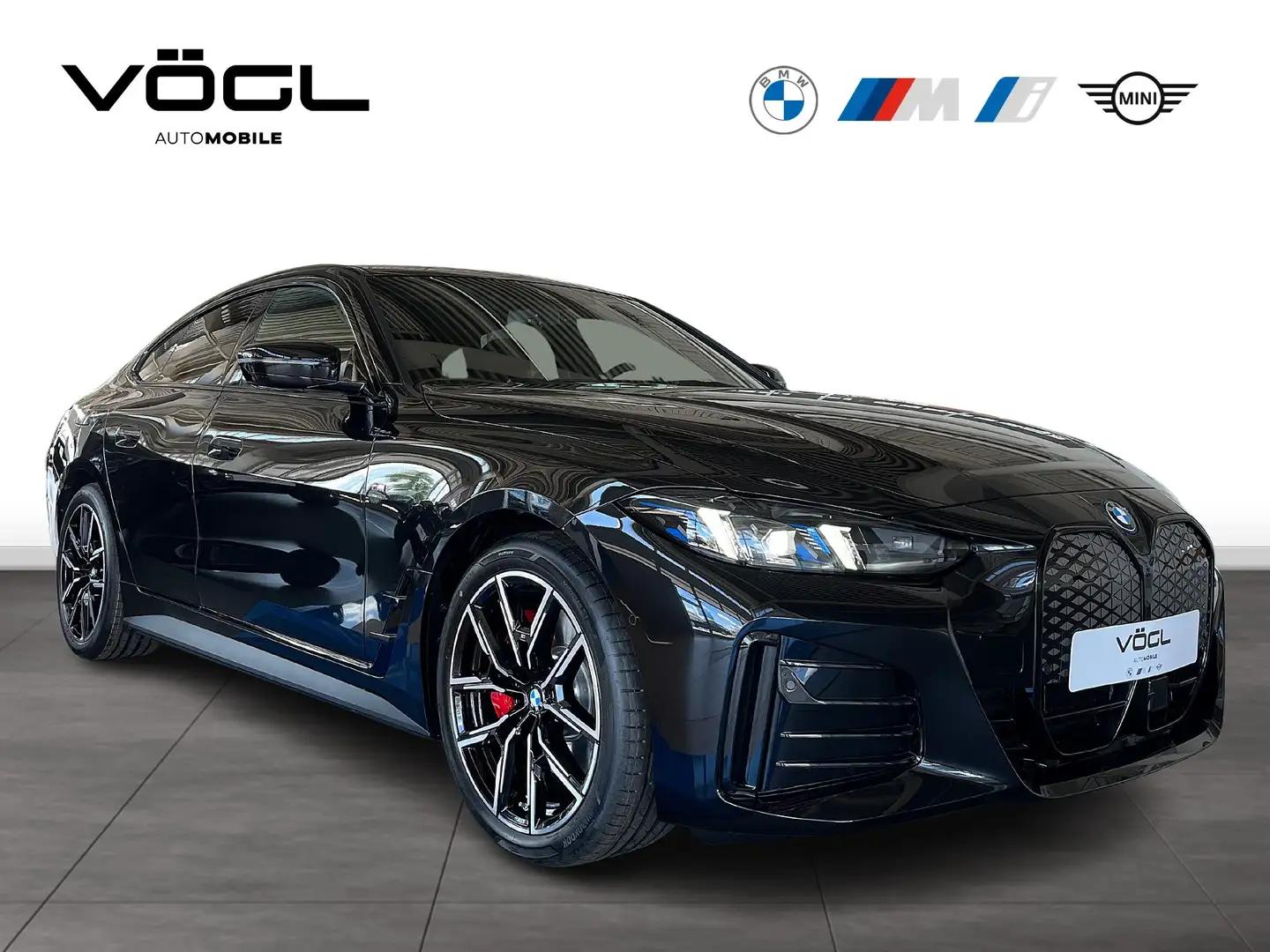 BMW i4 xDrive40 Gran Coupé M Sportpaket HiFi DAB Noir - 1