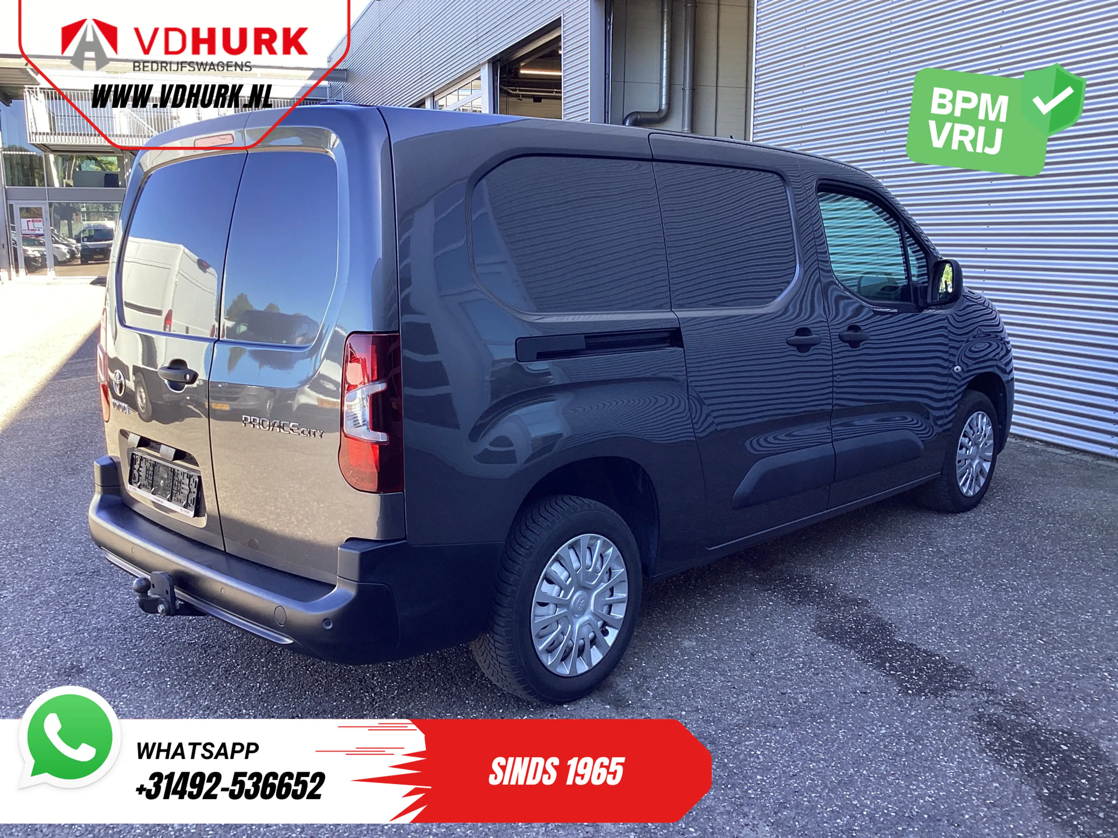 Toyota Proace City 1.5 130 pk L2 Carplay/ 3Pers./ Cruise/ Airco/ PDC — photo 9