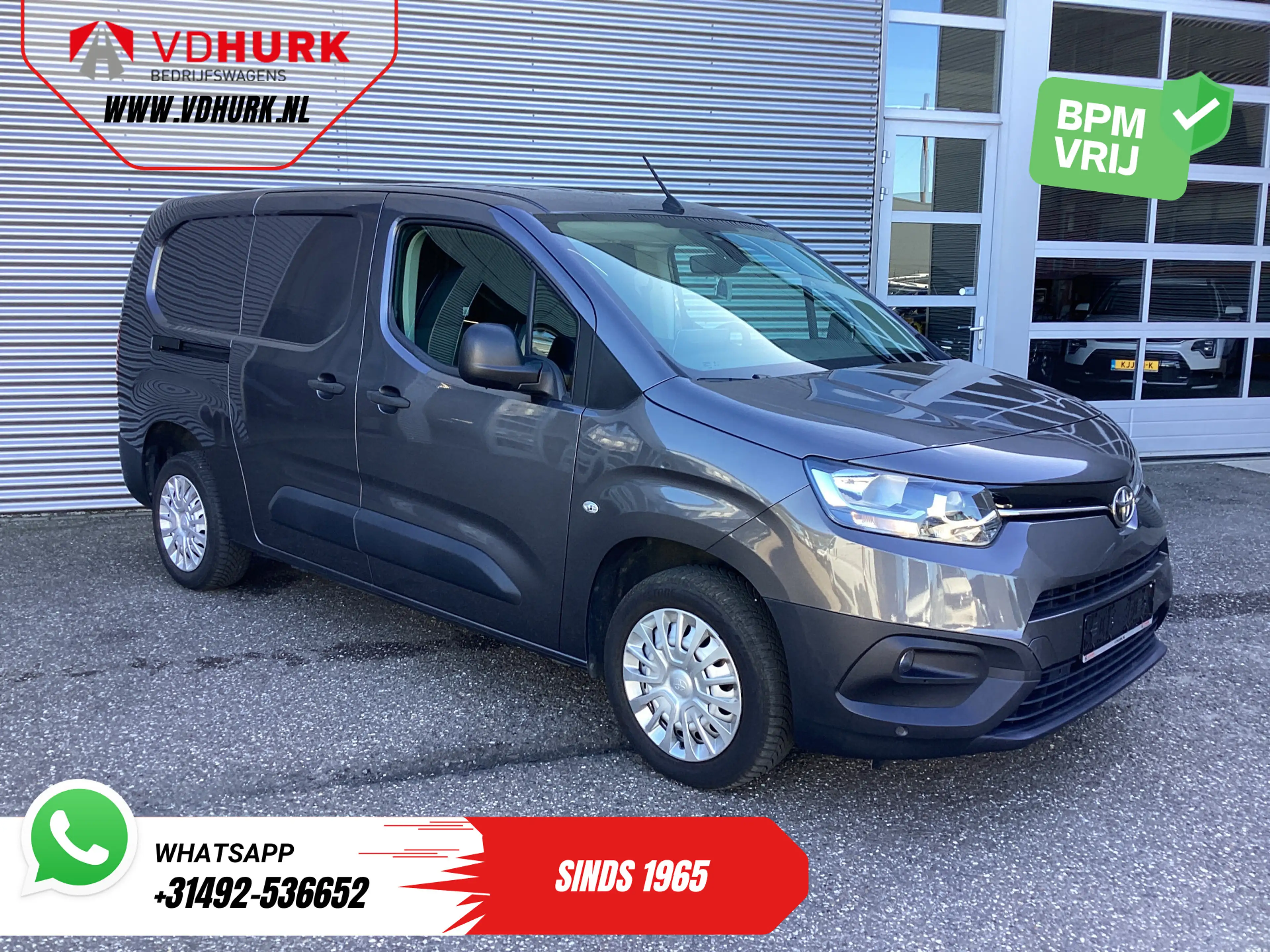 Toyota Proace City 1.5 130 pk L2 Carplay/ 3Pers./ Cruise/ Airco/ PDC