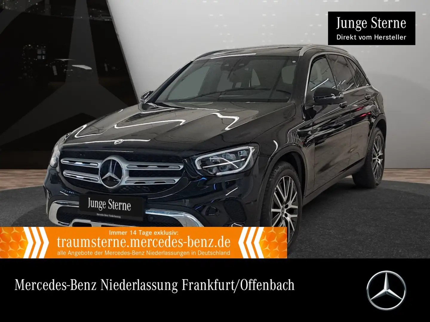 Mercedes-Benz GLC 220 d 4M PANO+360+LED+FAHRASS+KEYLESS+9G Schwarz - 1