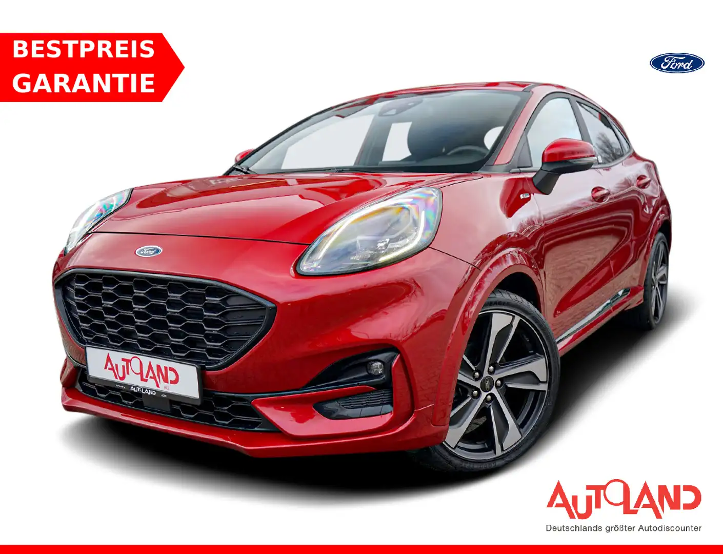 Ford Puma 1.0 EcoBoost ST-Line X LED Navi DAB B&O PDC Rouge - 1