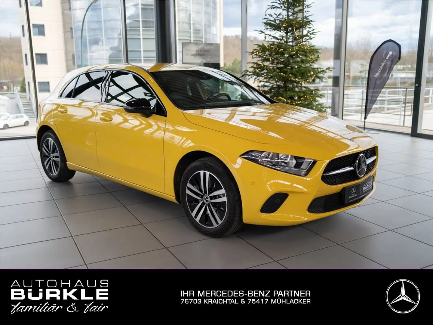 Mercedes-Benz A 250 e Progressive,Night,MBUXHigh-End,Rüfaka,DAB Jaune - 1