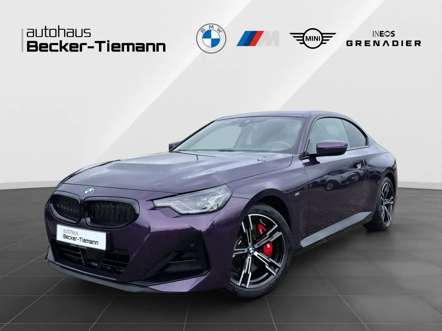 BMW 220 d Coupé M Sport Pro/LivePro/Head-Up/CarPlay/Drivin Mauve - 1