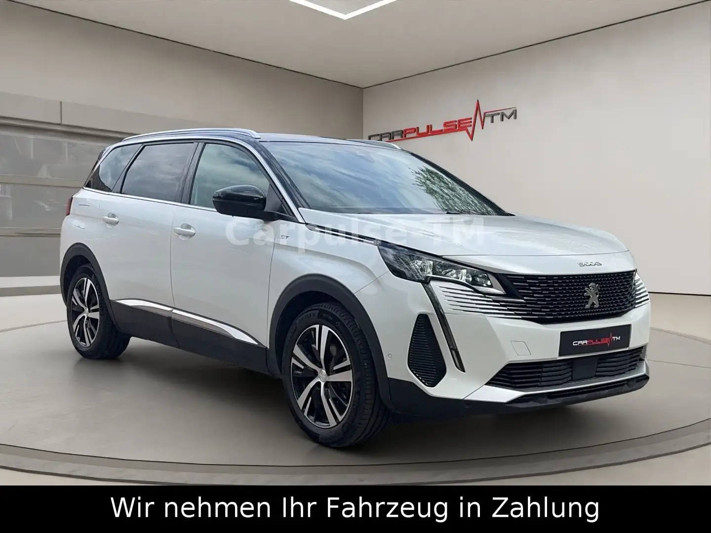 Peugeot 5008 GT PURETECH 130-Automatik- 7 Sitzer-TÜV NEU Weiß - 1