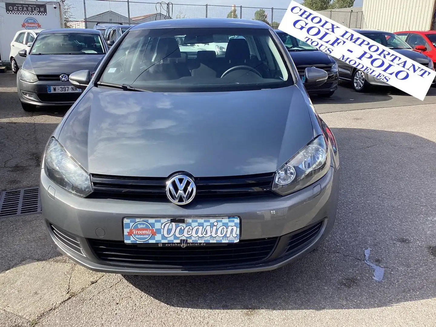 Volkswagen Golf VI 1.6 TDI TRENDLINE BOITE AUTOMATIQUE Gris - 1