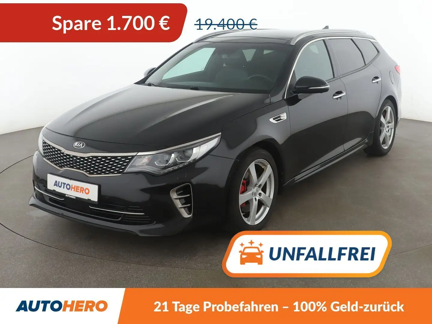 Kia Optima 2.0 TGDI GT Aut.*NAVI*BI-LED*ACC*CAM*HARMAN/KARDON Schwarz - 1