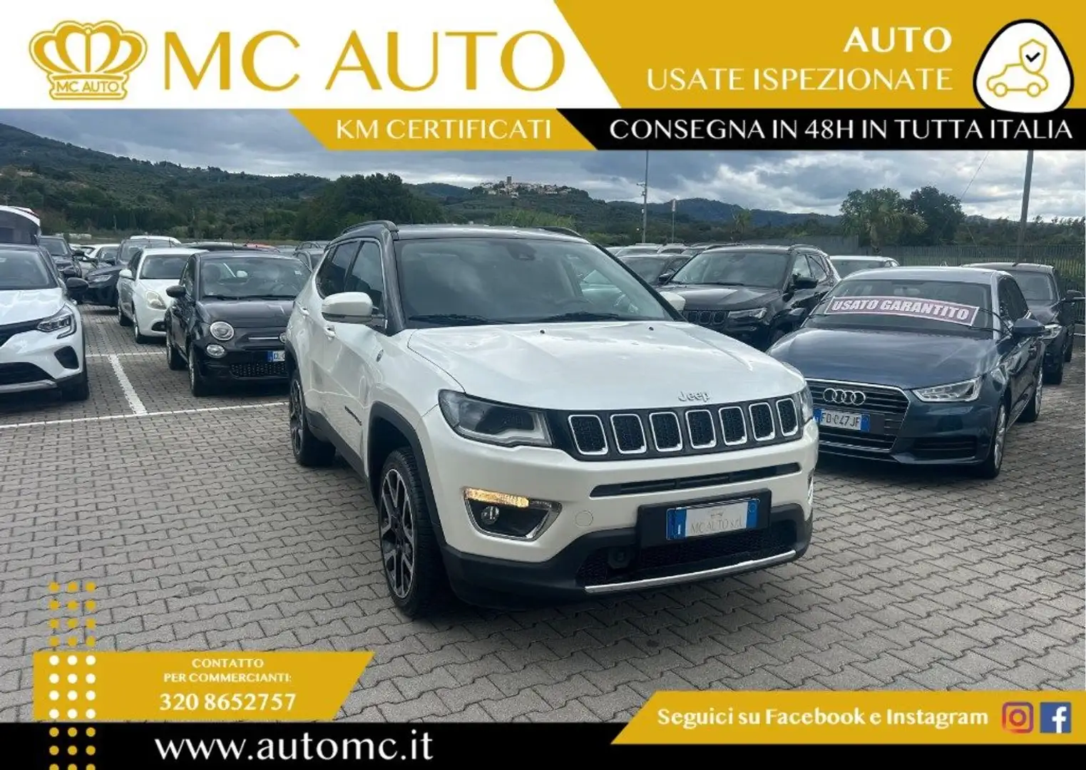 Jeep Compass 2.0 Multijet II aut. 4WD Opening Edition Blanc - 1
