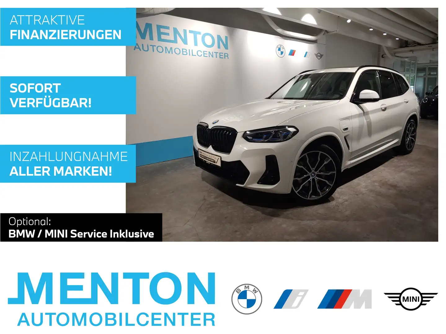 BMW X3 xDrive30e M-Sportpaket/Head-Up/DAB/LED Weiß - 1