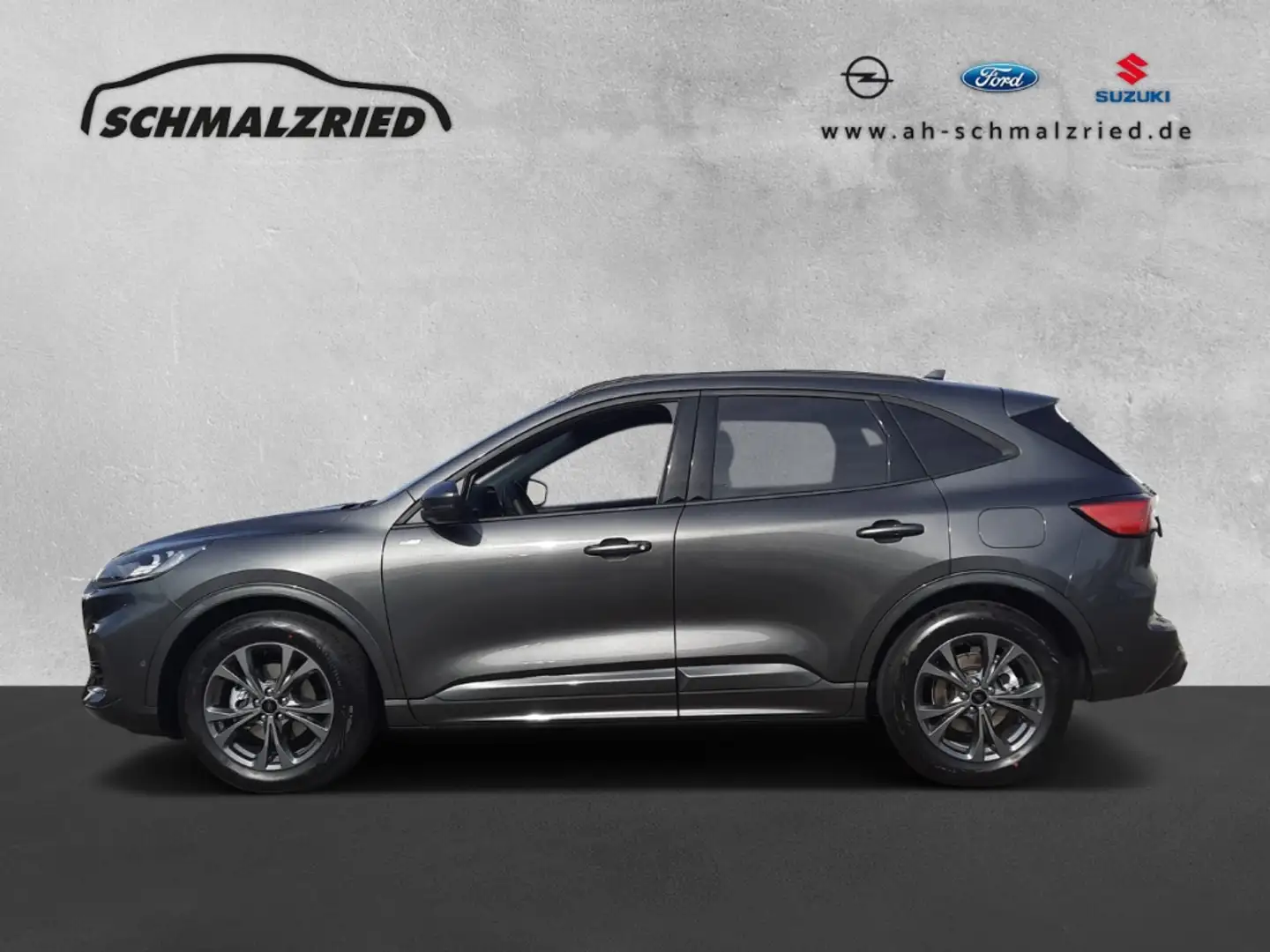 Ford Kuga ST-Line X FHEV El. Fondsitzverst. Navi Leder digit Grau - 2