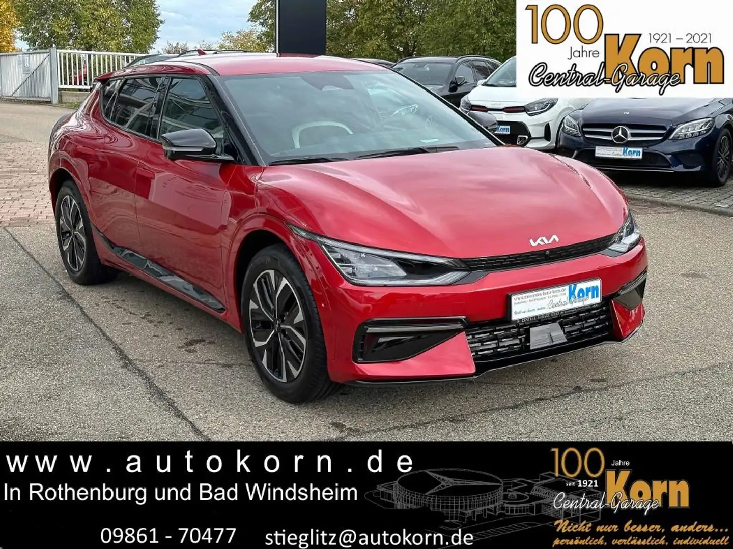 Kia EV6 77.4 RWD GTL PakAssist WP HeadUp 360Kam uvm. Rosso - 2