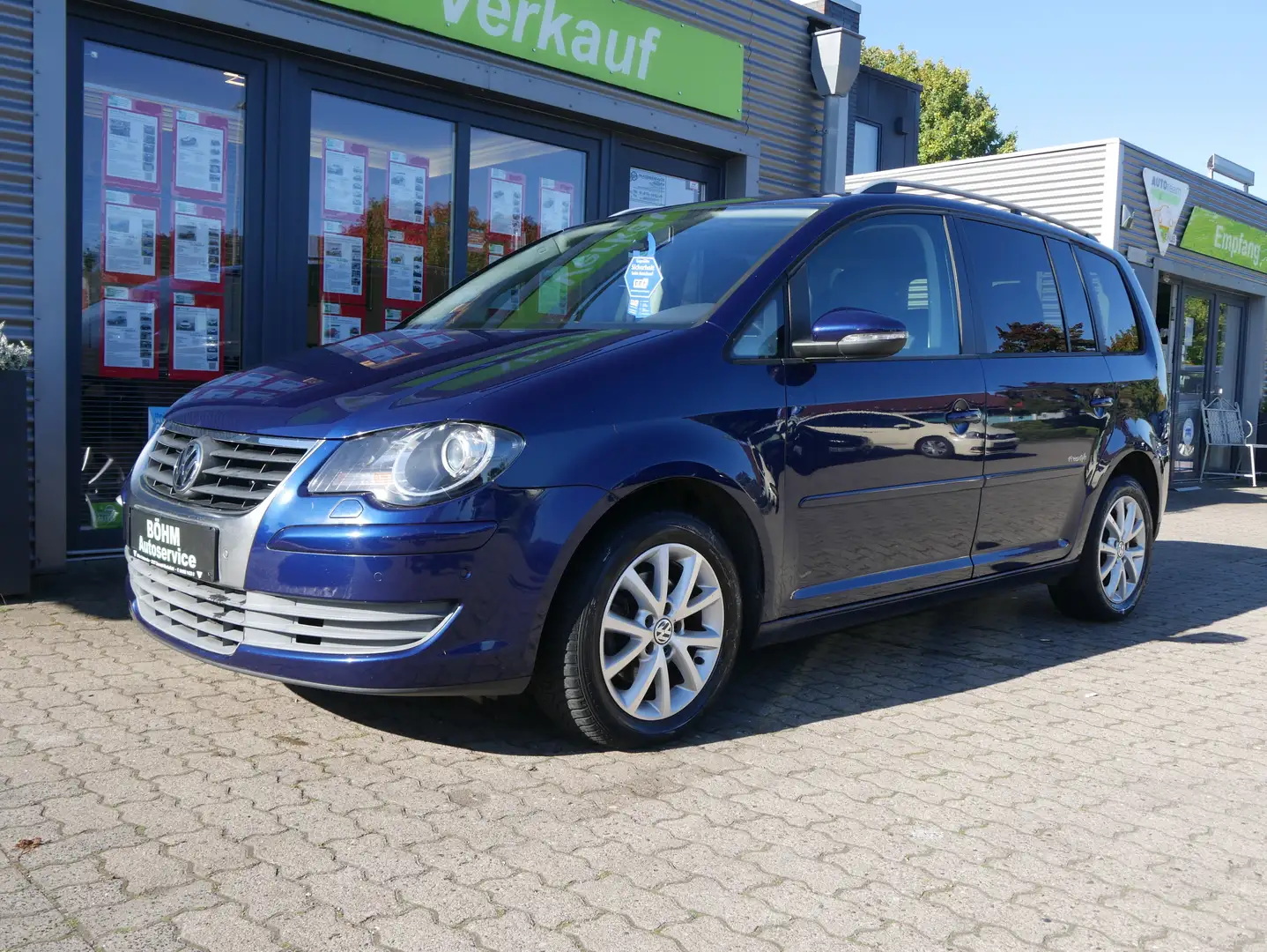 Volkswagen Touran Freestyle *PDC*AHK*Navi* Bleu - 2