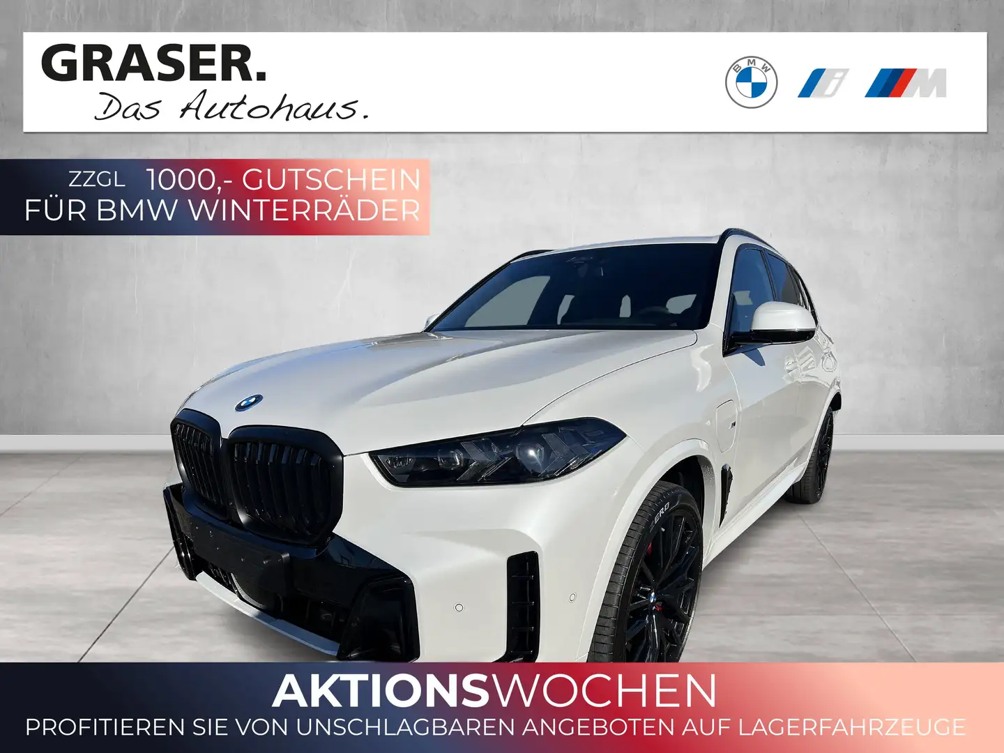 BMW X5 xDrive50e M Sport Vorteil zur Neuwagen-UPE 23.450E Blanc - 1