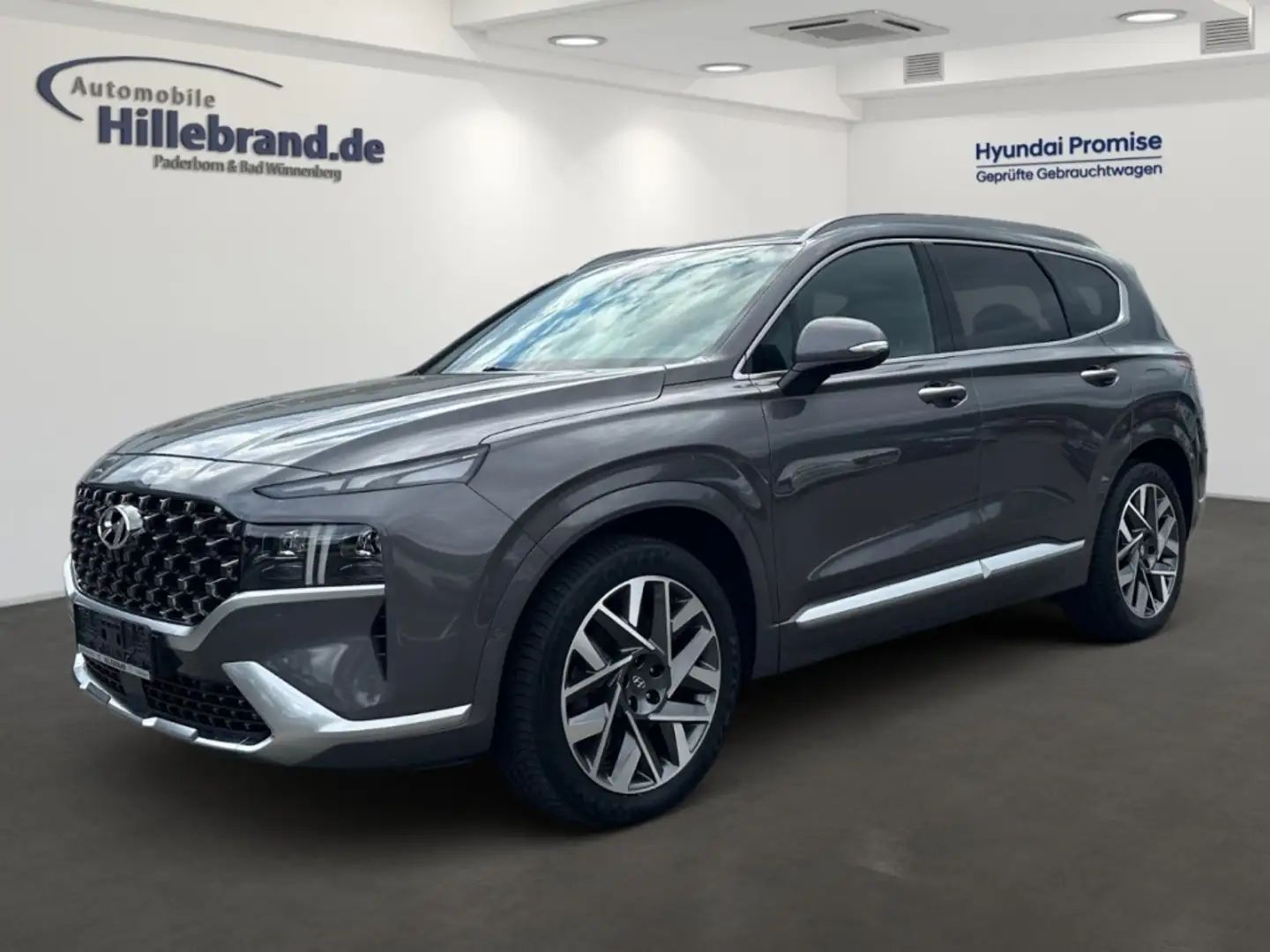 Hyundai SANTA FE Signature 4WD 2.2 CRDi DPF+Stanhzg.+AHK Grijs - 1