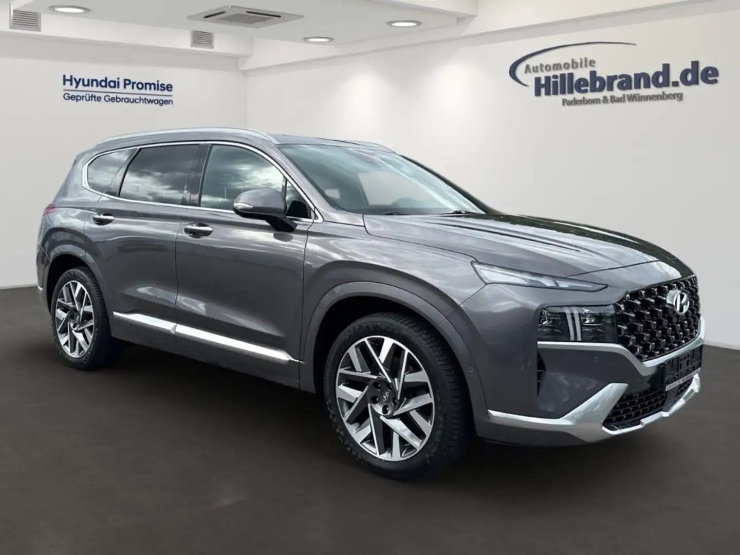 Hyundai SANTA FE Signature 4WD 2.2 CRDi DPF+Stanhzg.+AHK Grijs - 2