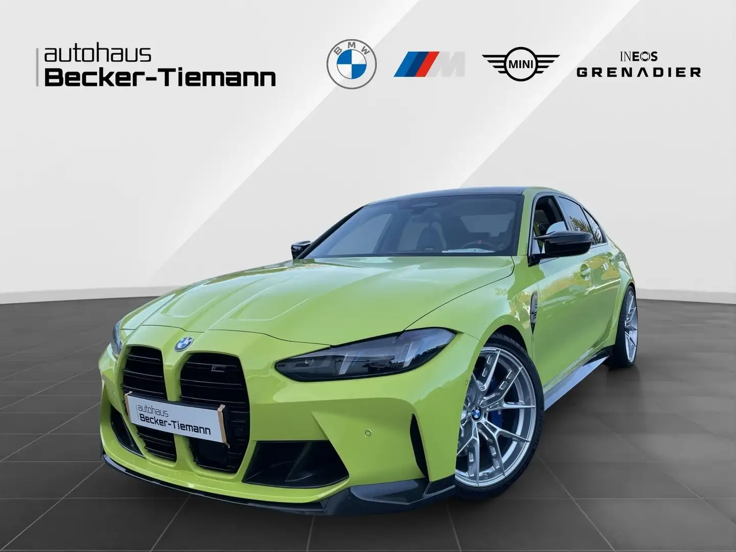BMW M3 Competition  M xDrive Limousine*M PERFORMANCE*CARB Gelb - 1
