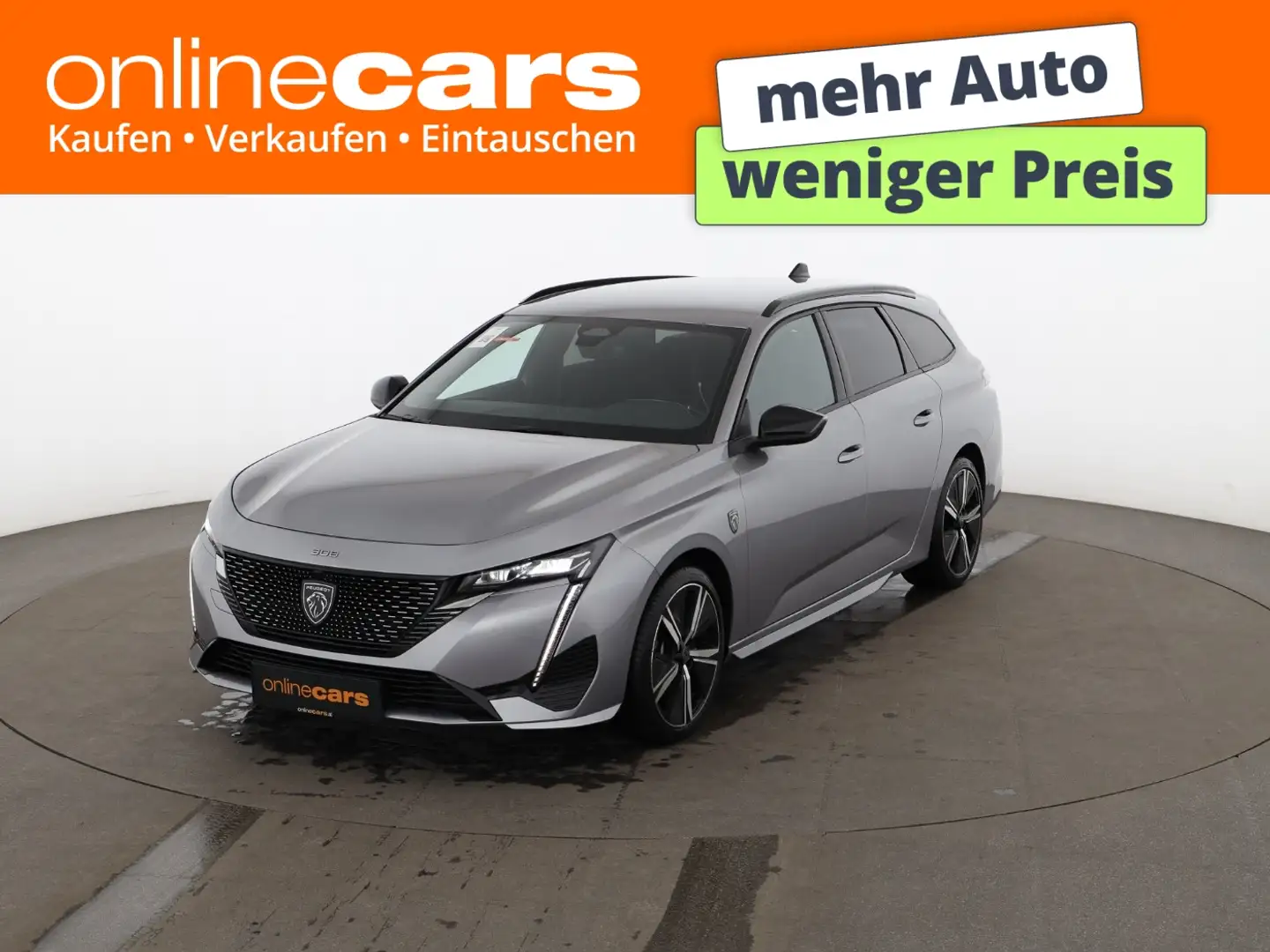Peugeot 308 1.2 PureTech SW GT Aut LED NAVI LEDER R-CAM Grau - 1