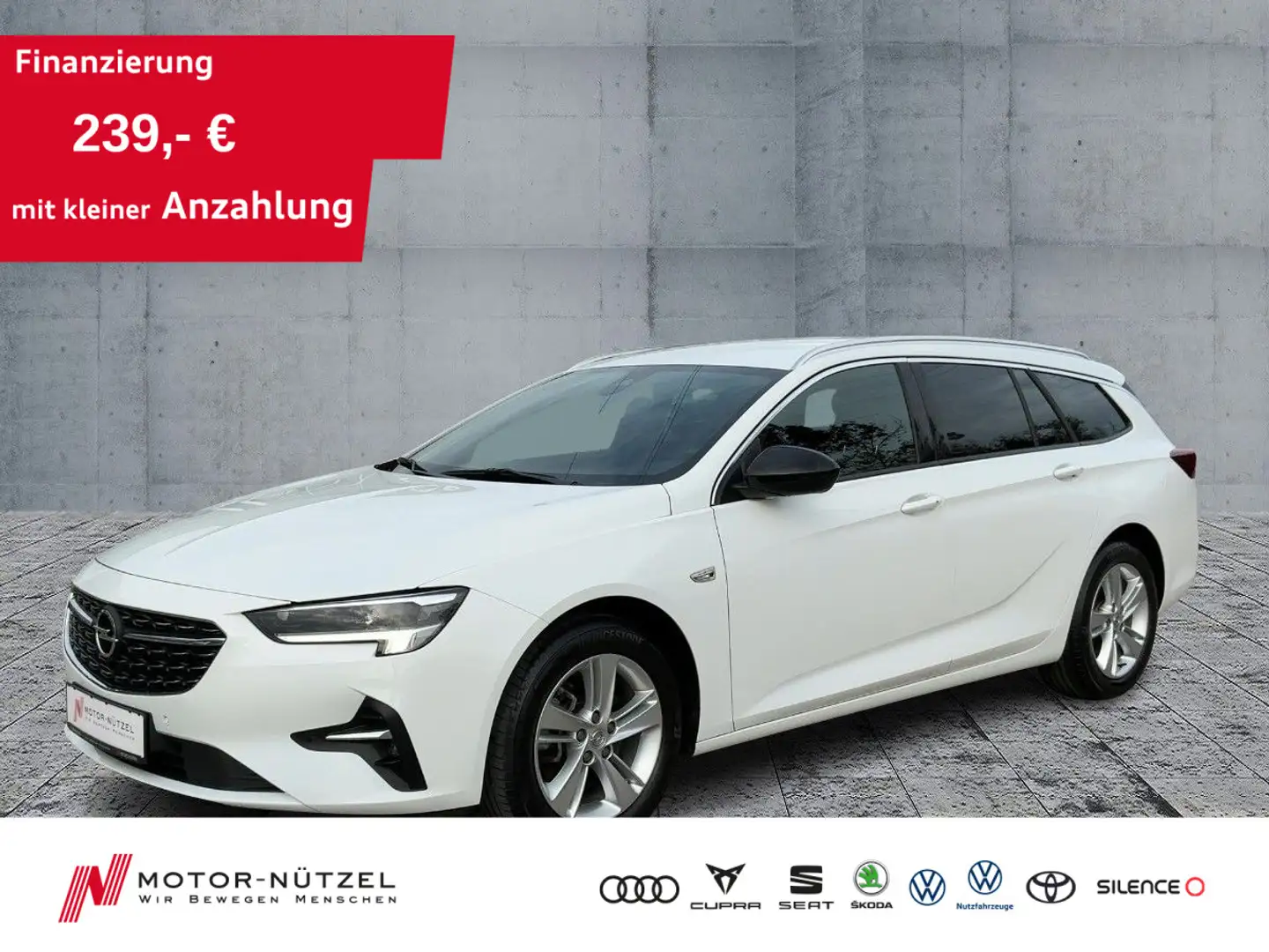 Opel Insignia Sports Tourer 2.0 TDI ELEGANCE LED+SHZ Blanc - 1