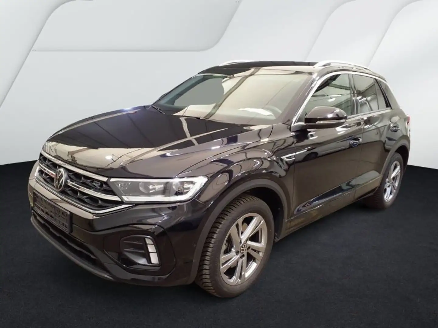 Volkswagen T-Roc 2.0 TDI DSG R-Line *AHK*DAB*NAVI* Schwarz - 2