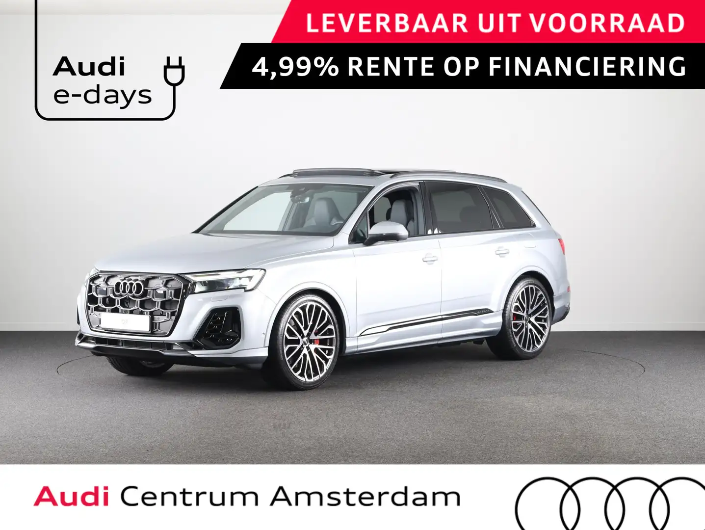 Audi Q7 55 TFSI e quattro Pro Line S 394pk Panoramadak, co Zilver - 1