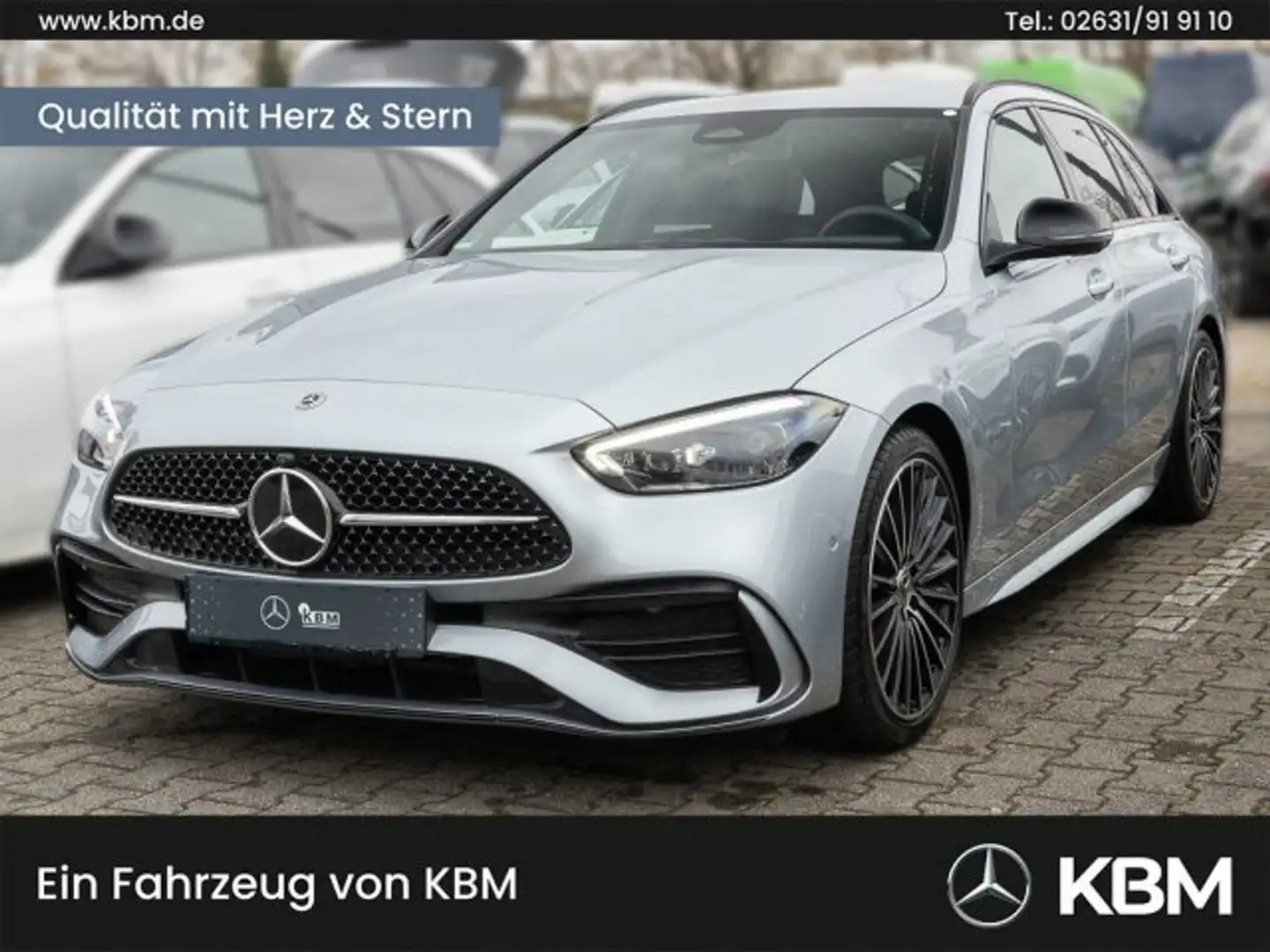Mercedes-Benz C 200 C 200 d T AMG°ADV+°MEMO°360°DIGI°NIGHT°AHK°LM19° Silber - 1