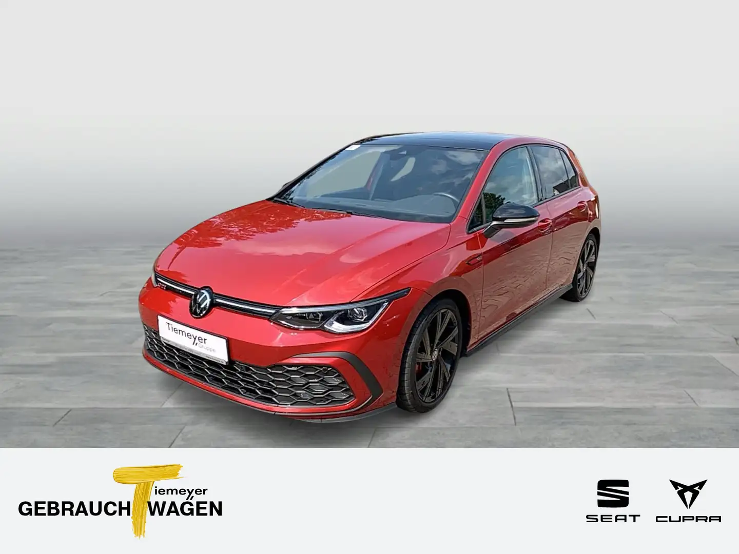 Volkswagen Golf GTI BLACKSTYLE PANO AHK LED+ LM18 Rot - 1