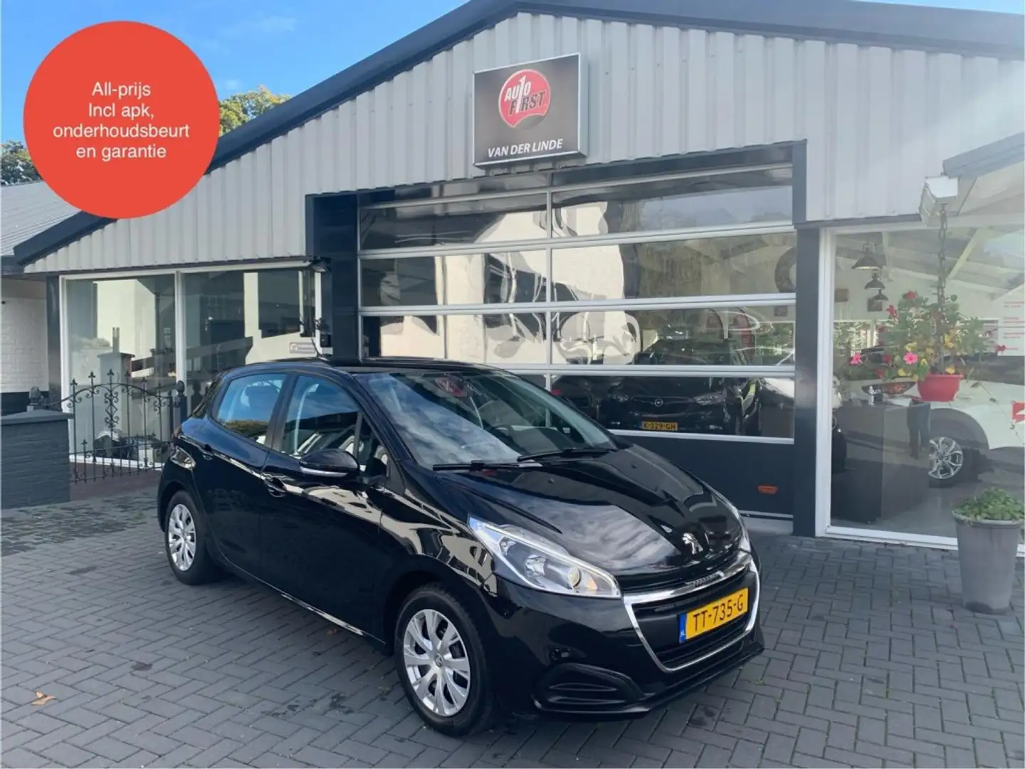 Peugeot 208 1.2 Puretech Active, Cruise control, Trekhaak, Air Noir - 1