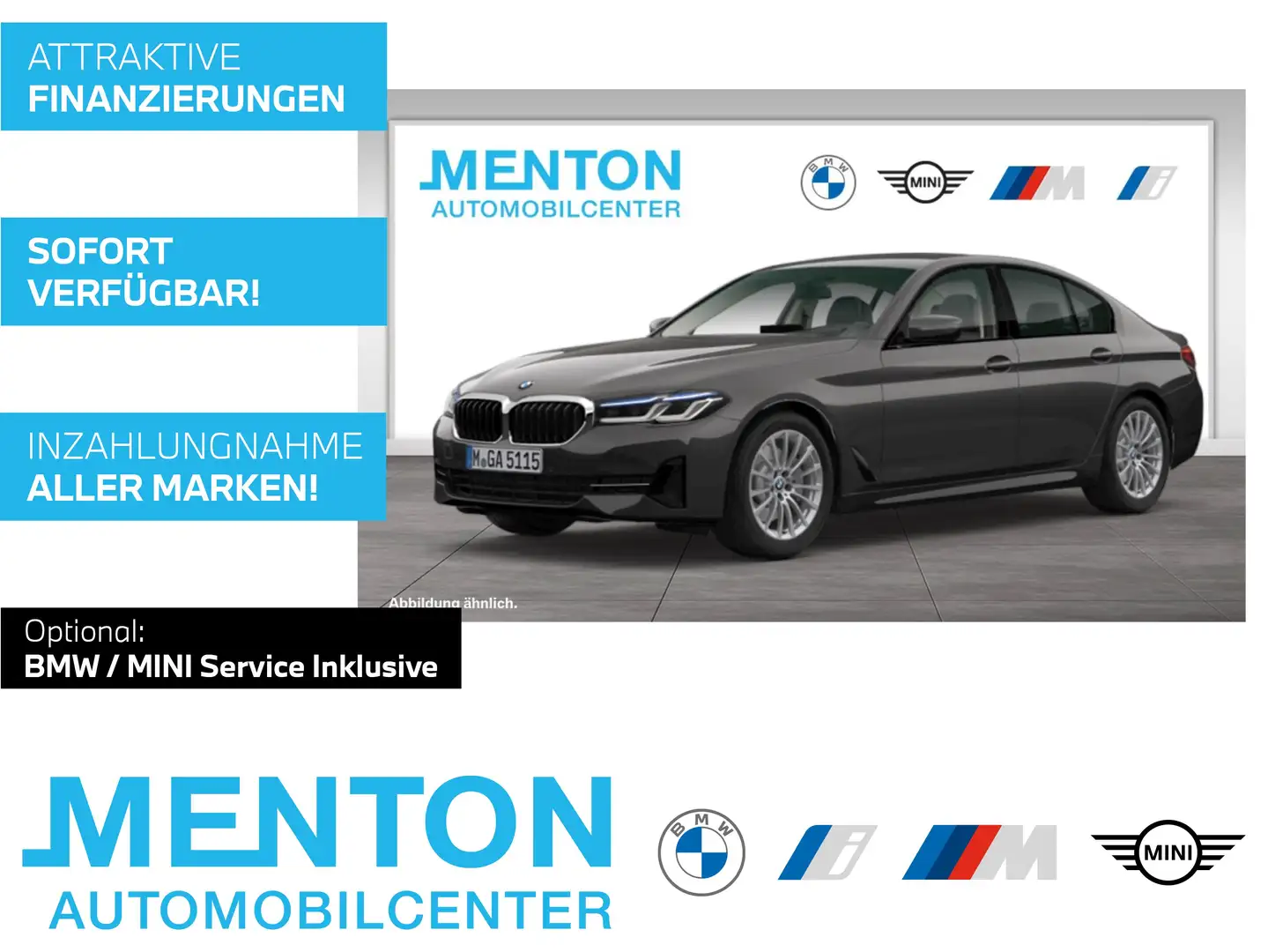 BMW 520 d xDrive Head-Up/DAB/LED/RFK/Komfortzg. Grau - 1