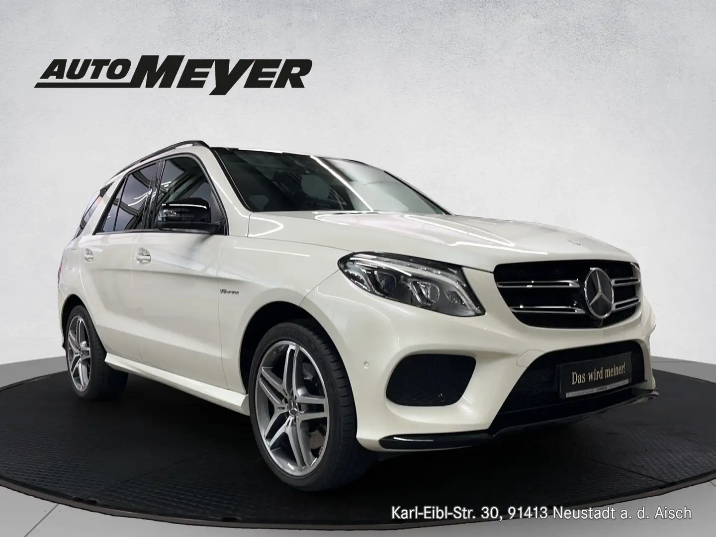 Mercedes-Benz GLE 500 4M AMG+NIGHT+PANO+AHK+AIRM+FAHRASSI+360° Білий - 2