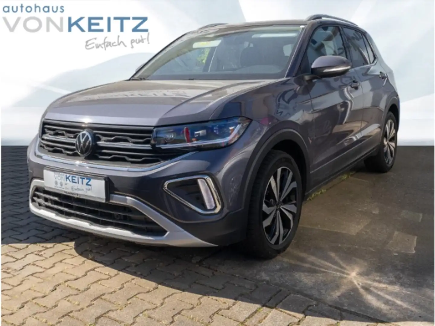 Volkswagen T-Cross Style 1.0 l TSI OPF 85 Navi Digitales Cockpit LED Grau - 1
