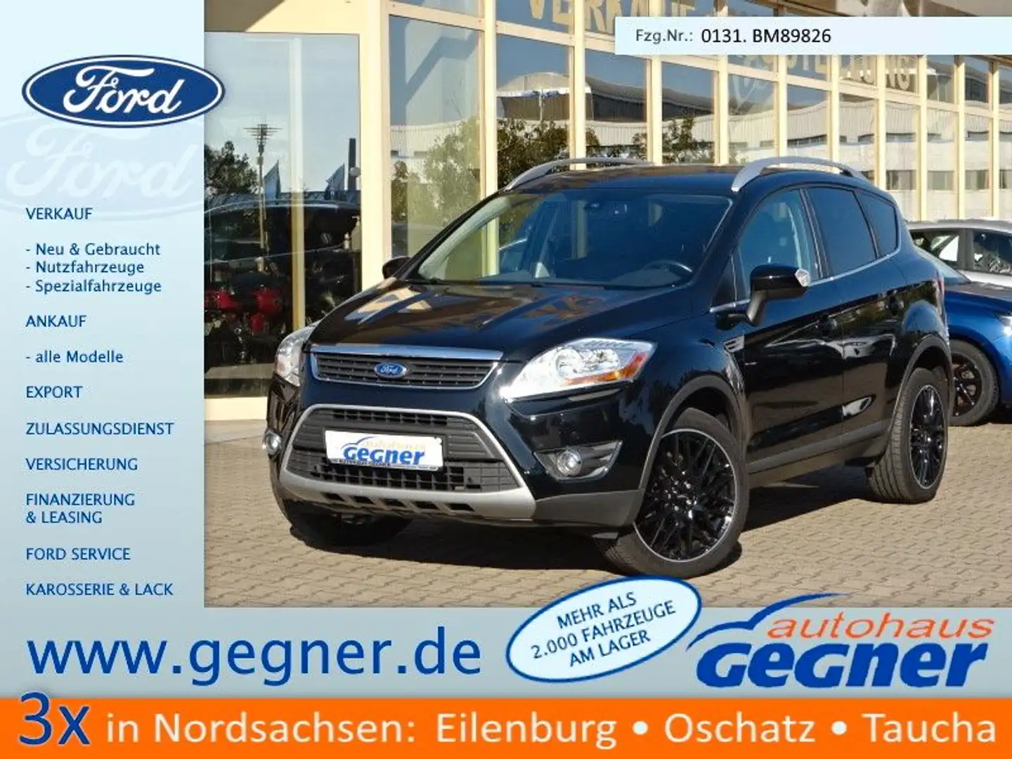 Ford Kuga 200PS Titanium SONY 19-Zoll AHK 4x4 Schwarz - 1