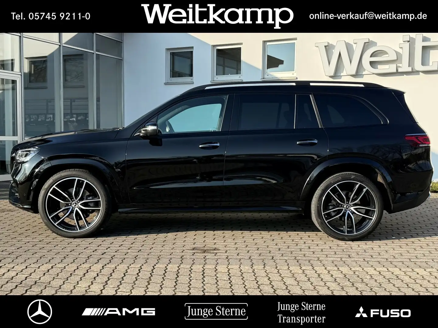 Mercedes-Benz GLS 400 GLS 400 d 4M AMG+23"+Head-Up+Standh.+AHK+Massage Schwarz - 2