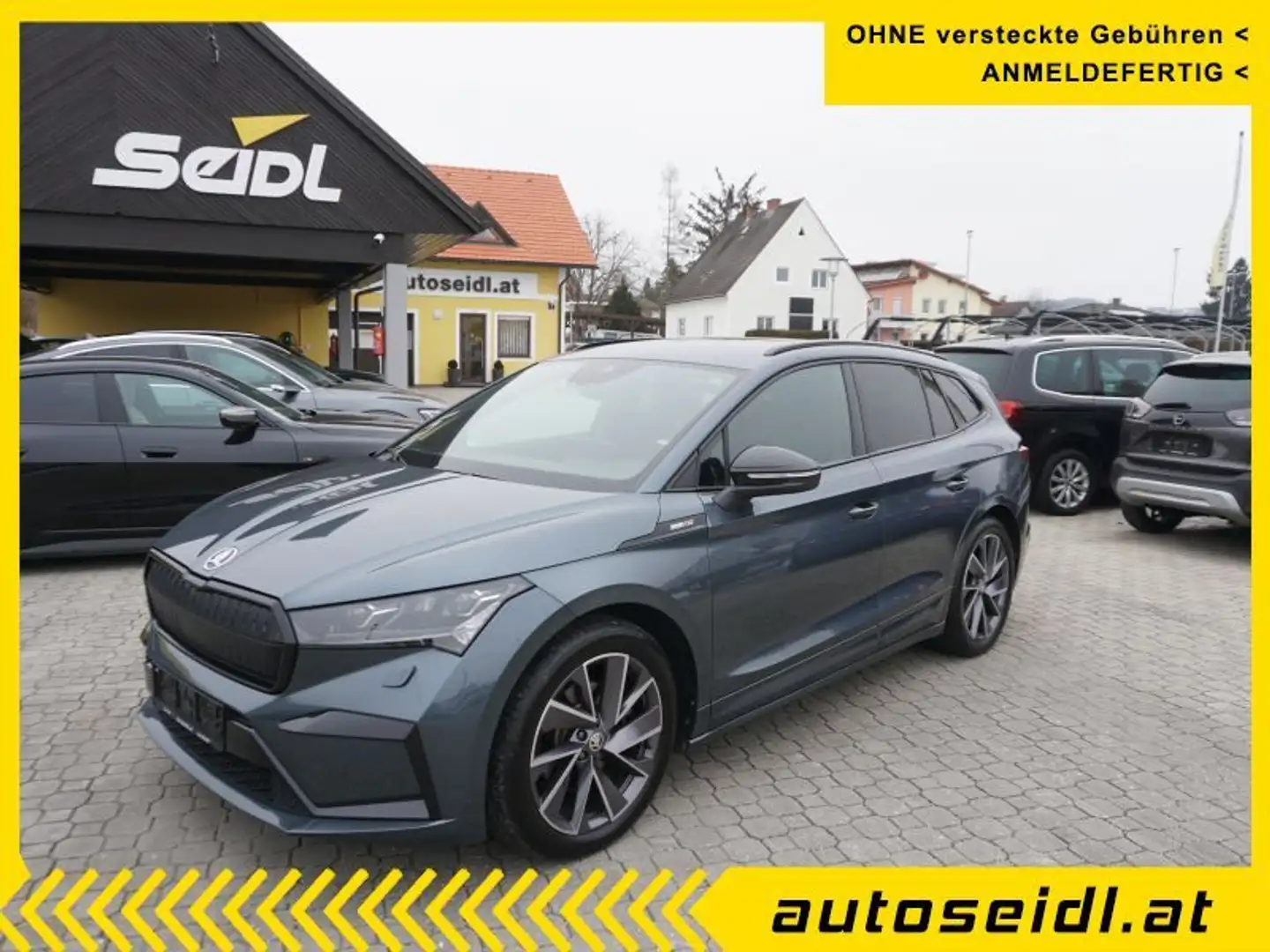 Skoda Enyaq 60 Sportline *MATRIX+NAVI* Grau - 1