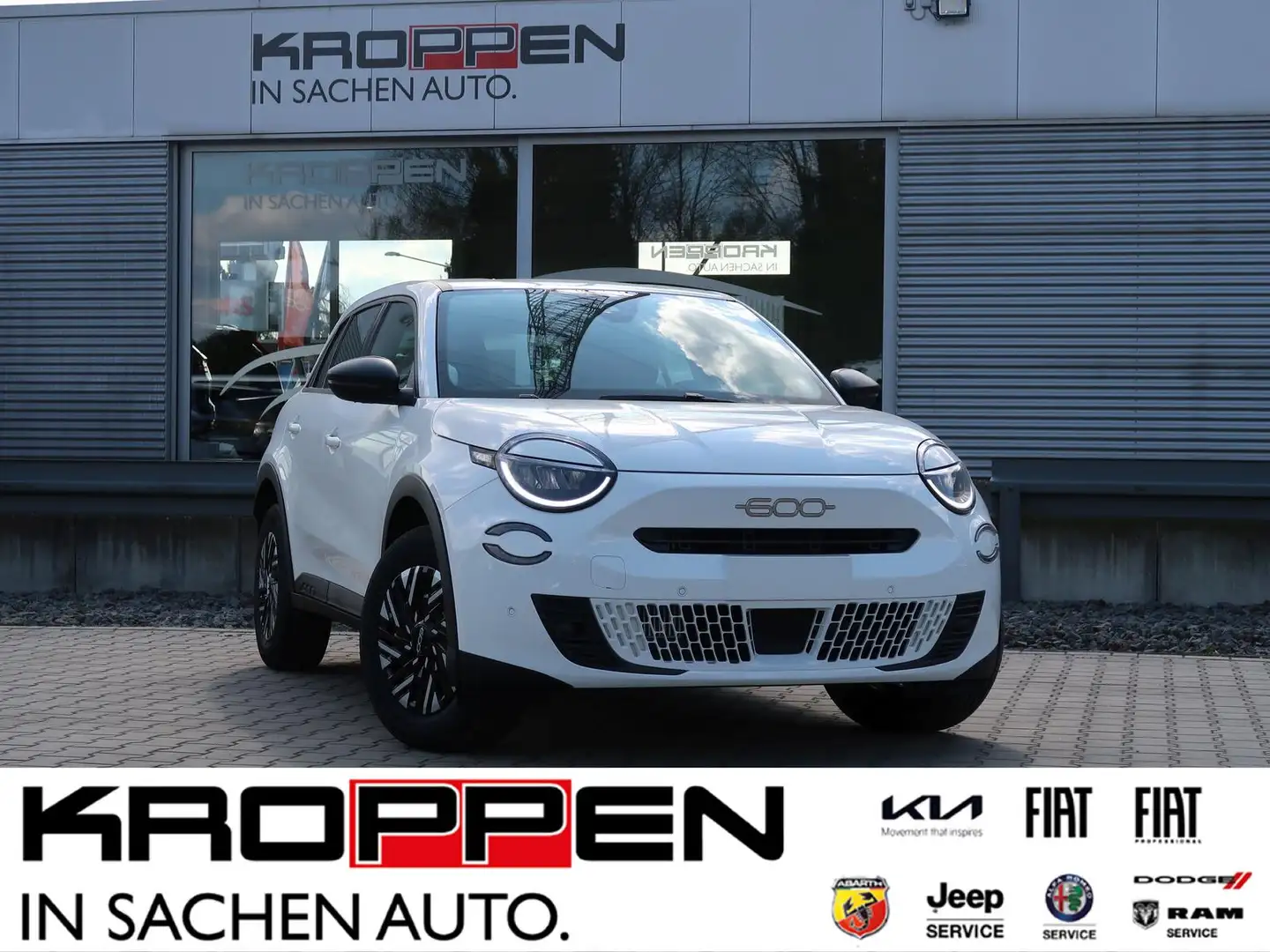 Fiat 600 Hybrid 1.2 DCT Sonderedition Navi Kamera SHZ Weiß - 1