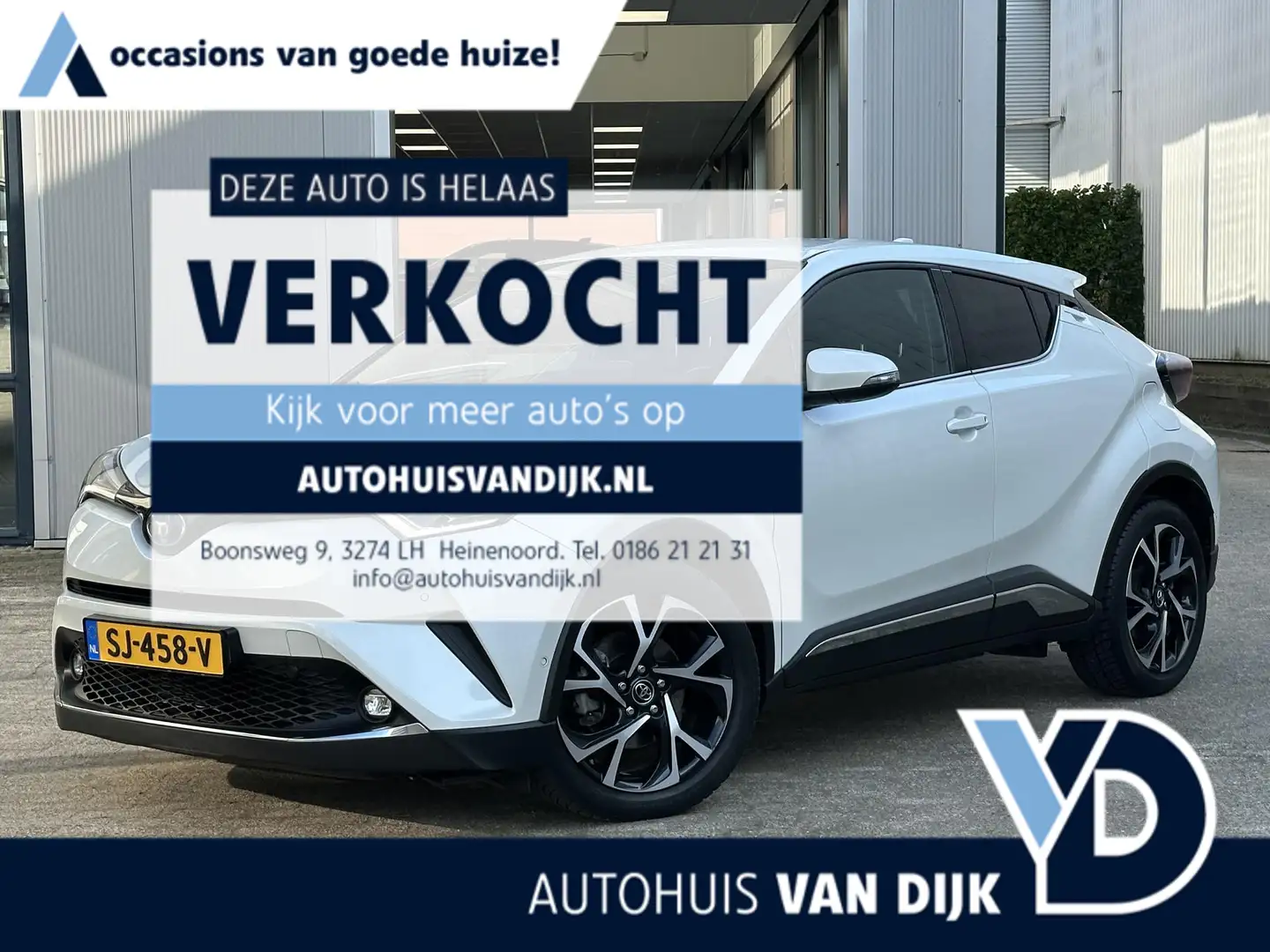 Toyota C-HR 1.8 Hybrid Style | Navi/Camera/18-inch/Trekhaak/Cr Blanco - 1