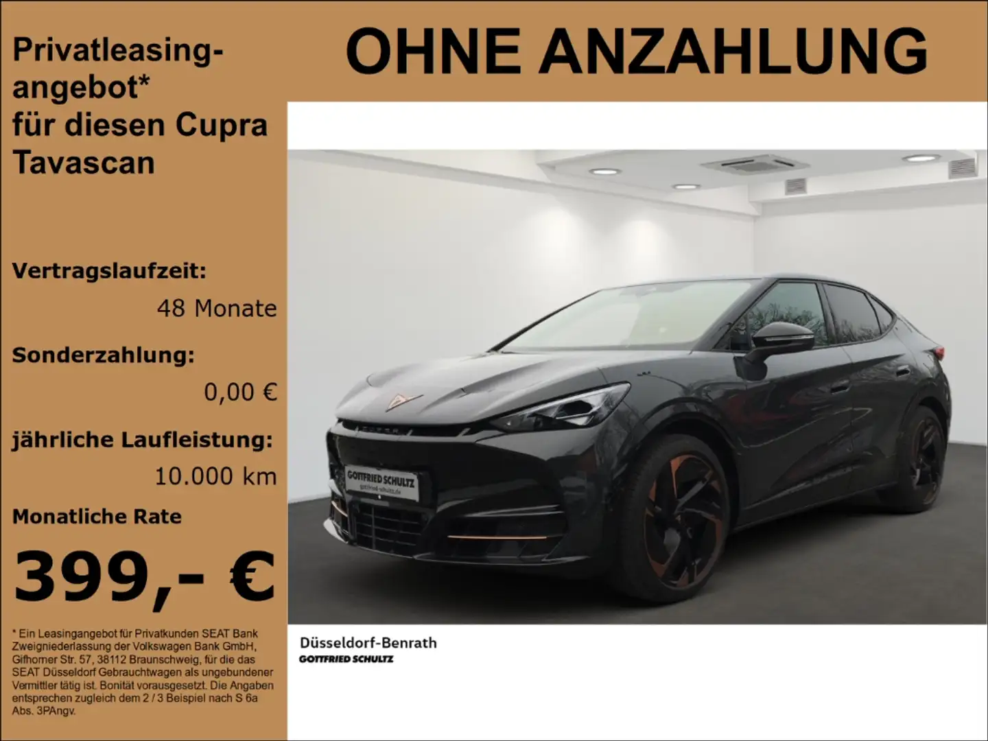 CUPRA Tavascan 4Drive VZ Adrenaline 250 KW Sitzheizung Panoramada Сірий - 1
