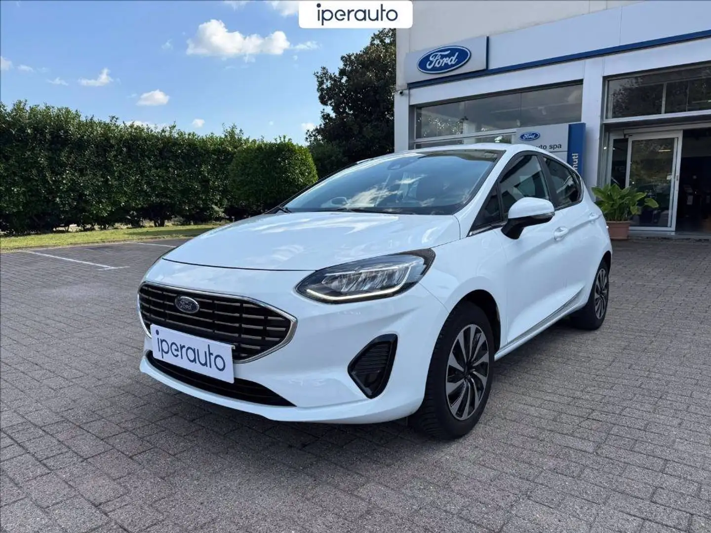 Ford Fiesta 5p 1.1 titanium 75cv Blanc - 1