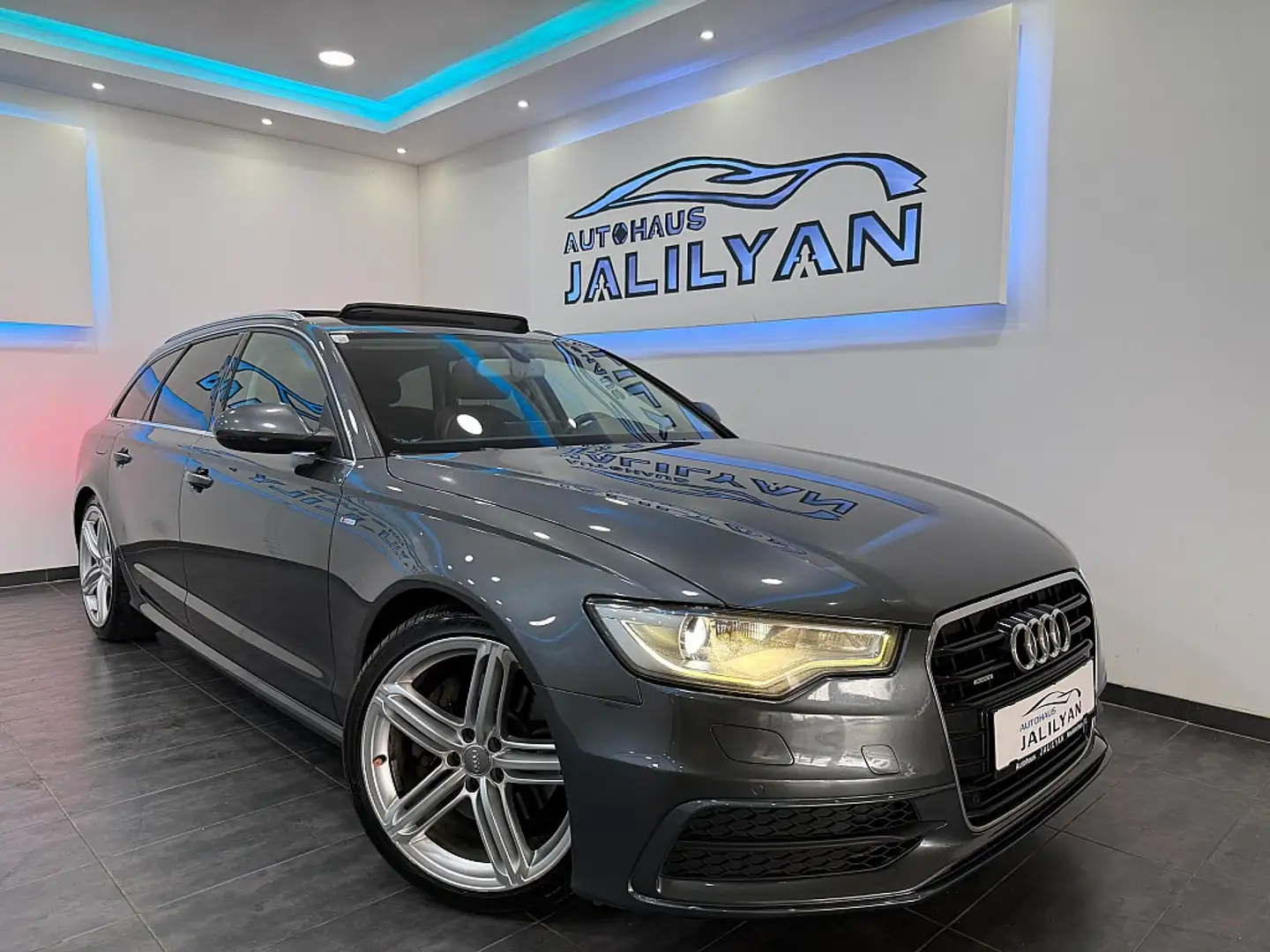 Audi A6 3,0 TDI quattro S-LINE, PANO, BOSE, LEDER, R-KA... Gris - 1