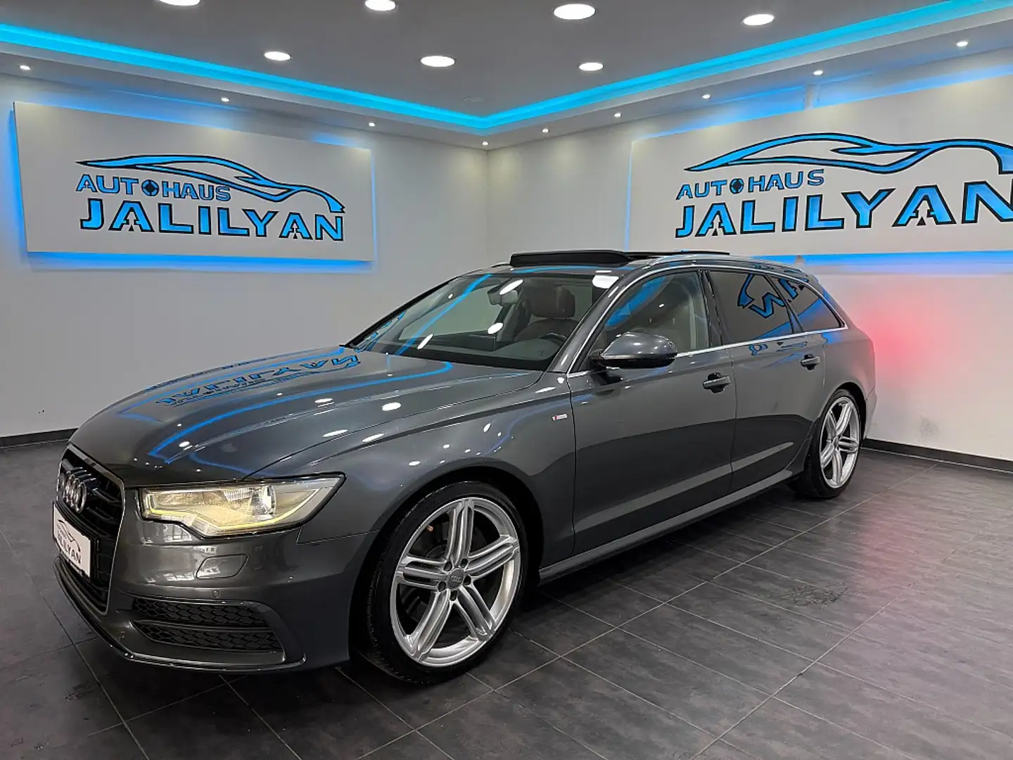 Audi A6 3,0 TDI quattro S-LINE, PANO, BOSE, LEDER, R-KA... Gris - 2