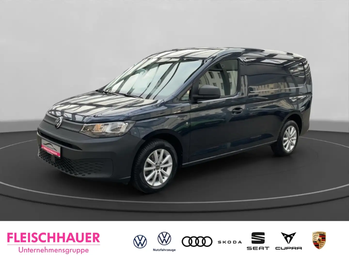 Volkswagen Caddy Cargo 2.0 TDI 2-Zonen-Klimaautom DAB Temp El. Park Blau - 1