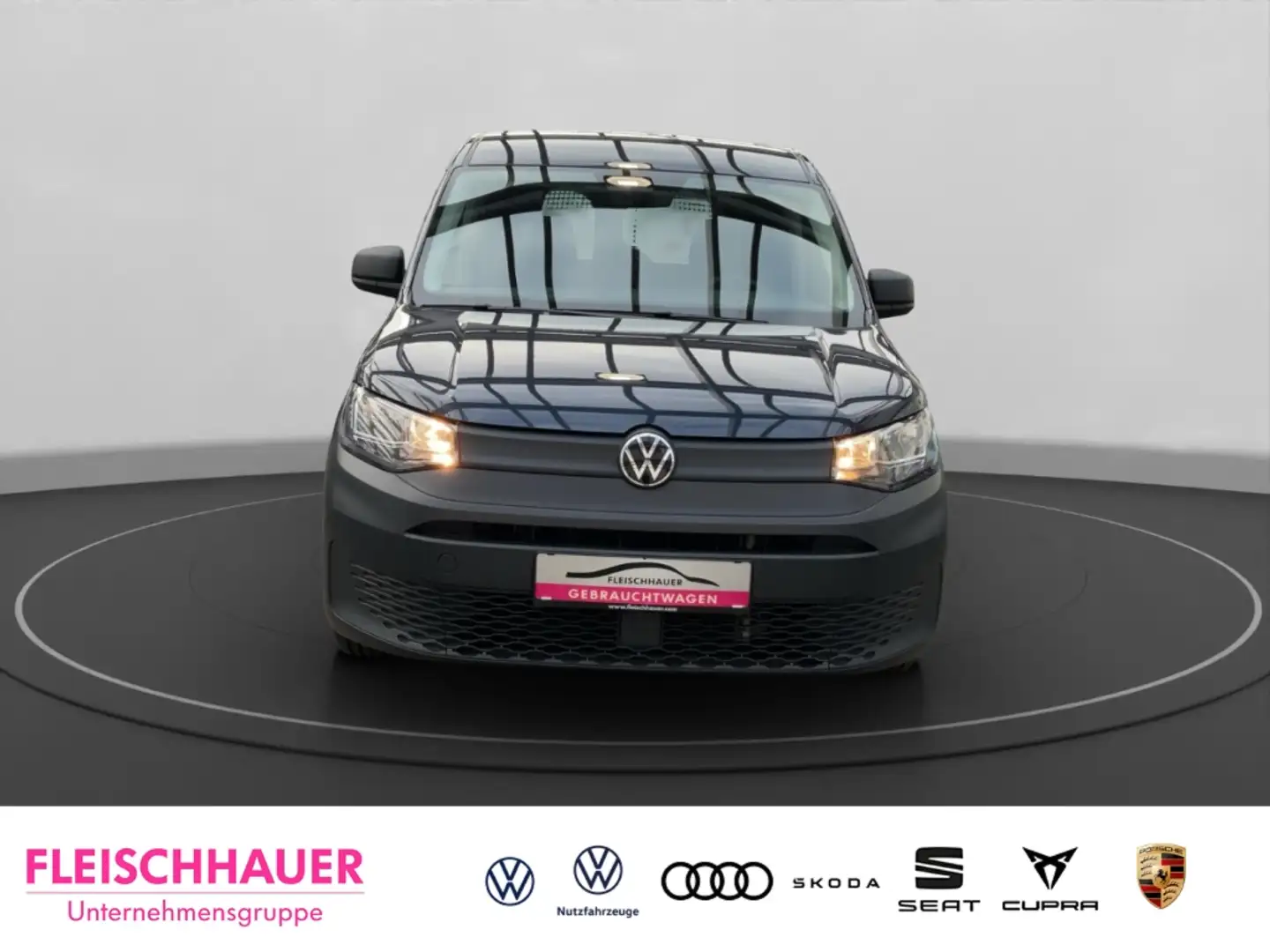 Volkswagen Caddy Cargo 2.0 TDI 2-Zonen-Klimaautom DAB Temp El. Park Blau - 2