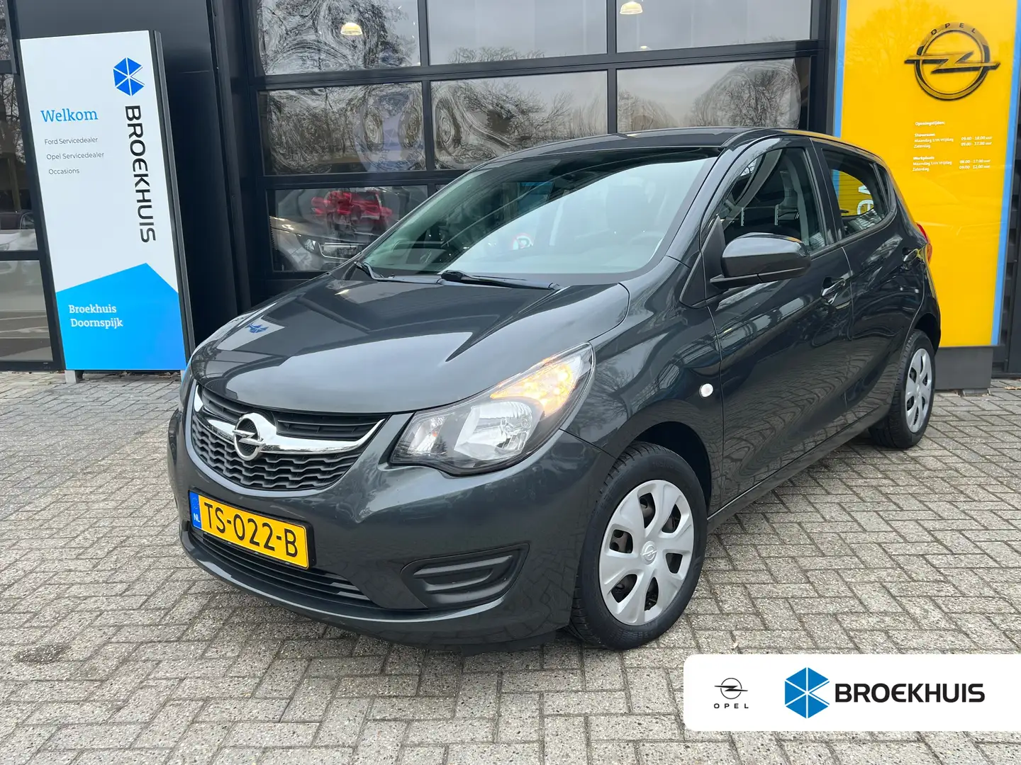 Opel Karl 1.0 75pk Edition AIRCO| CRUISE CONTROL| ELEKTR.RAA Gris - 1